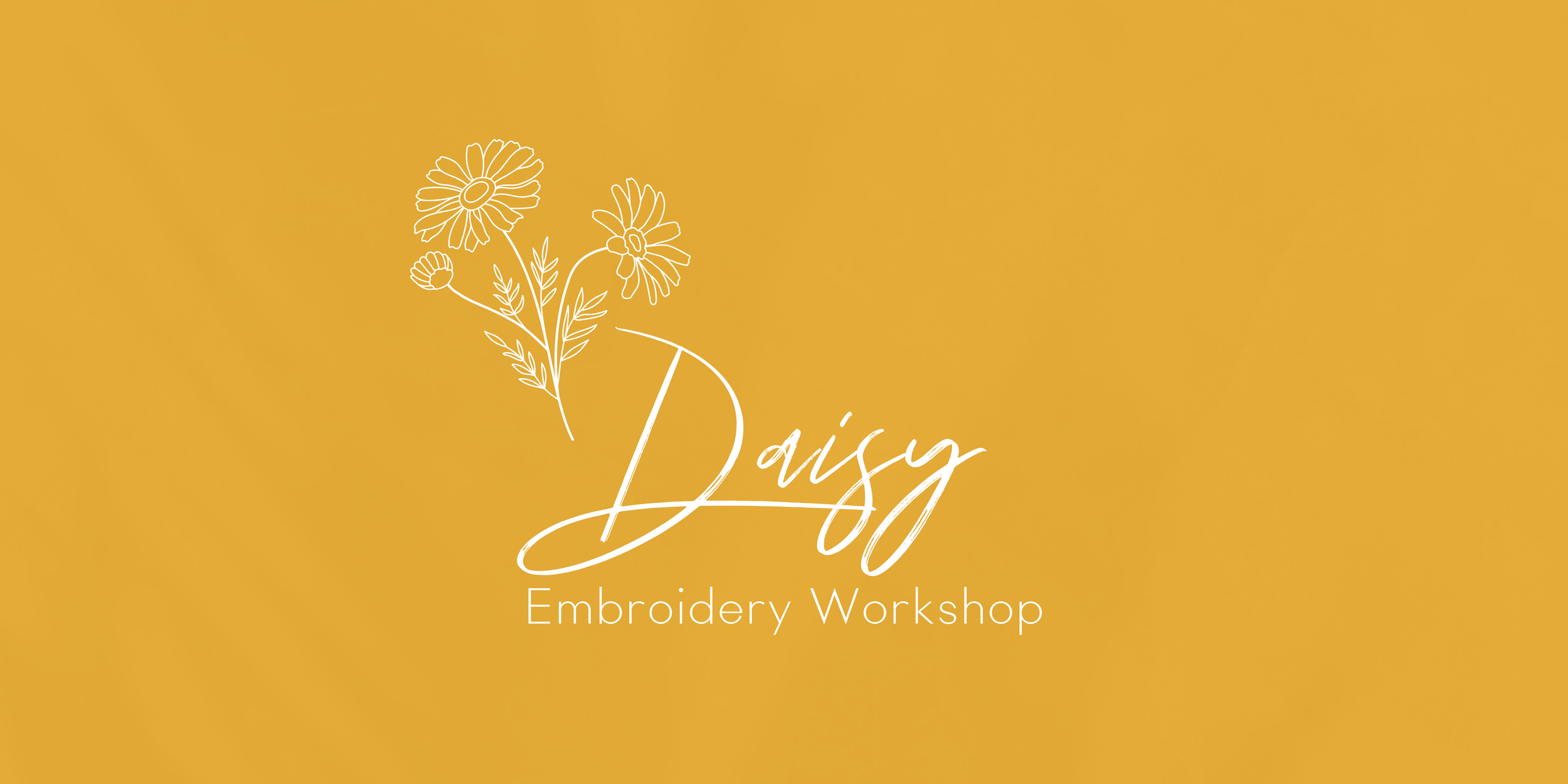 Daisy Embroidery Workshop — Saturday, May 9th
