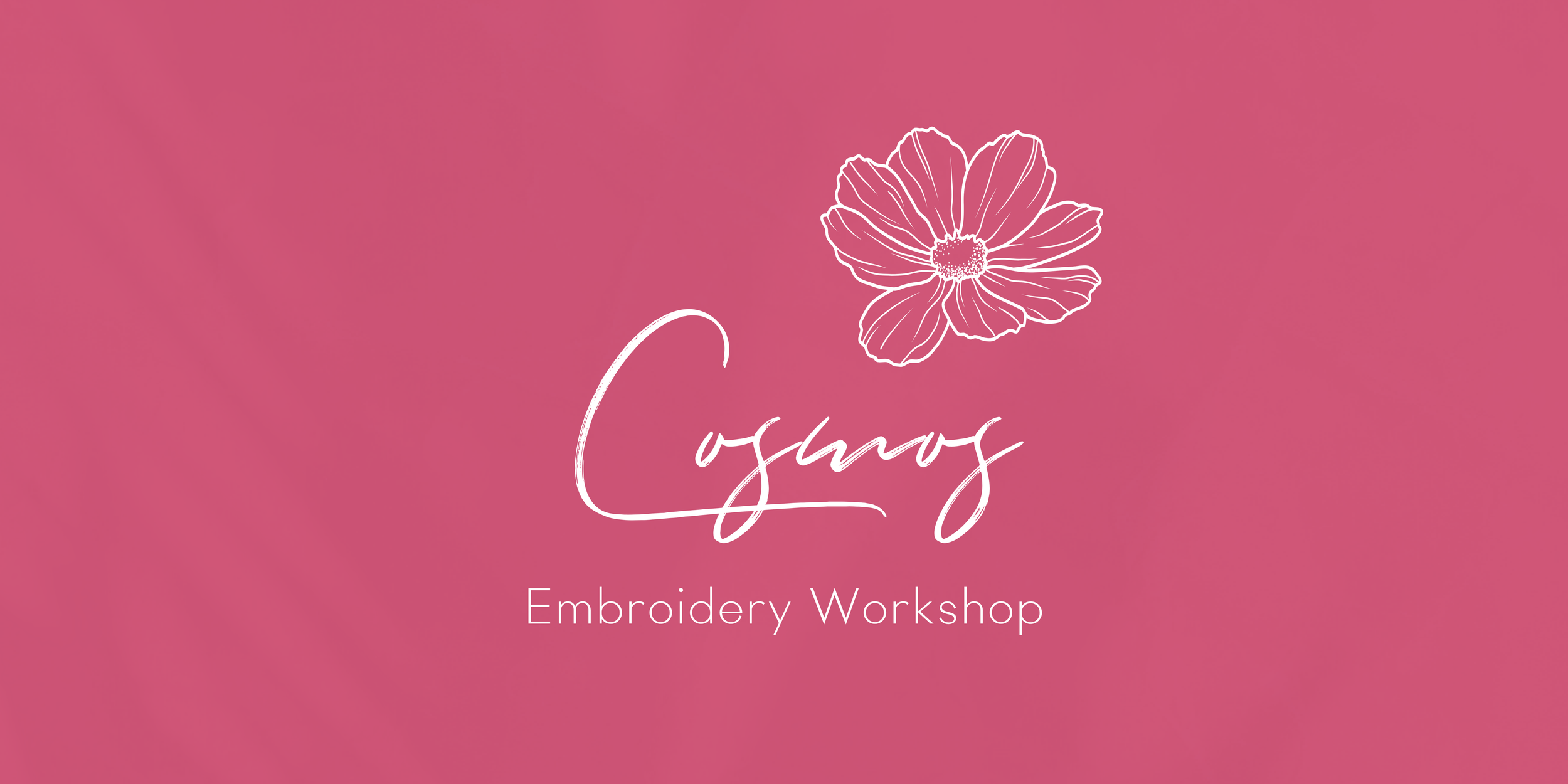 Cosmos Embroidery Workshop — Tuesday, June 30th 6-9pm