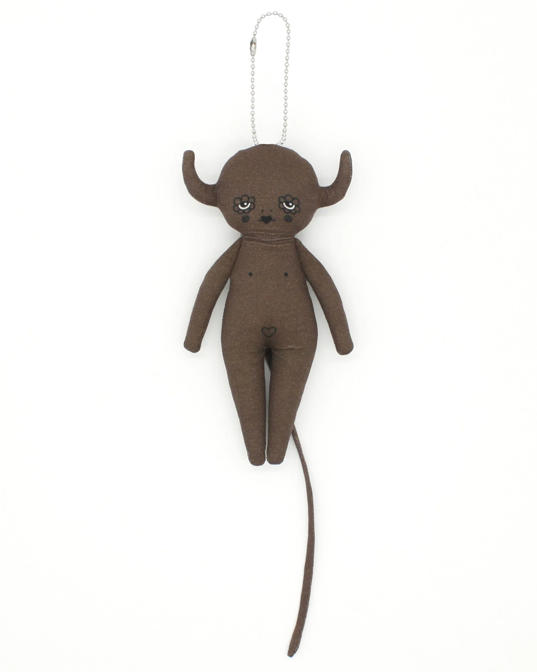 6” Brown Devil Bag Charm Doll