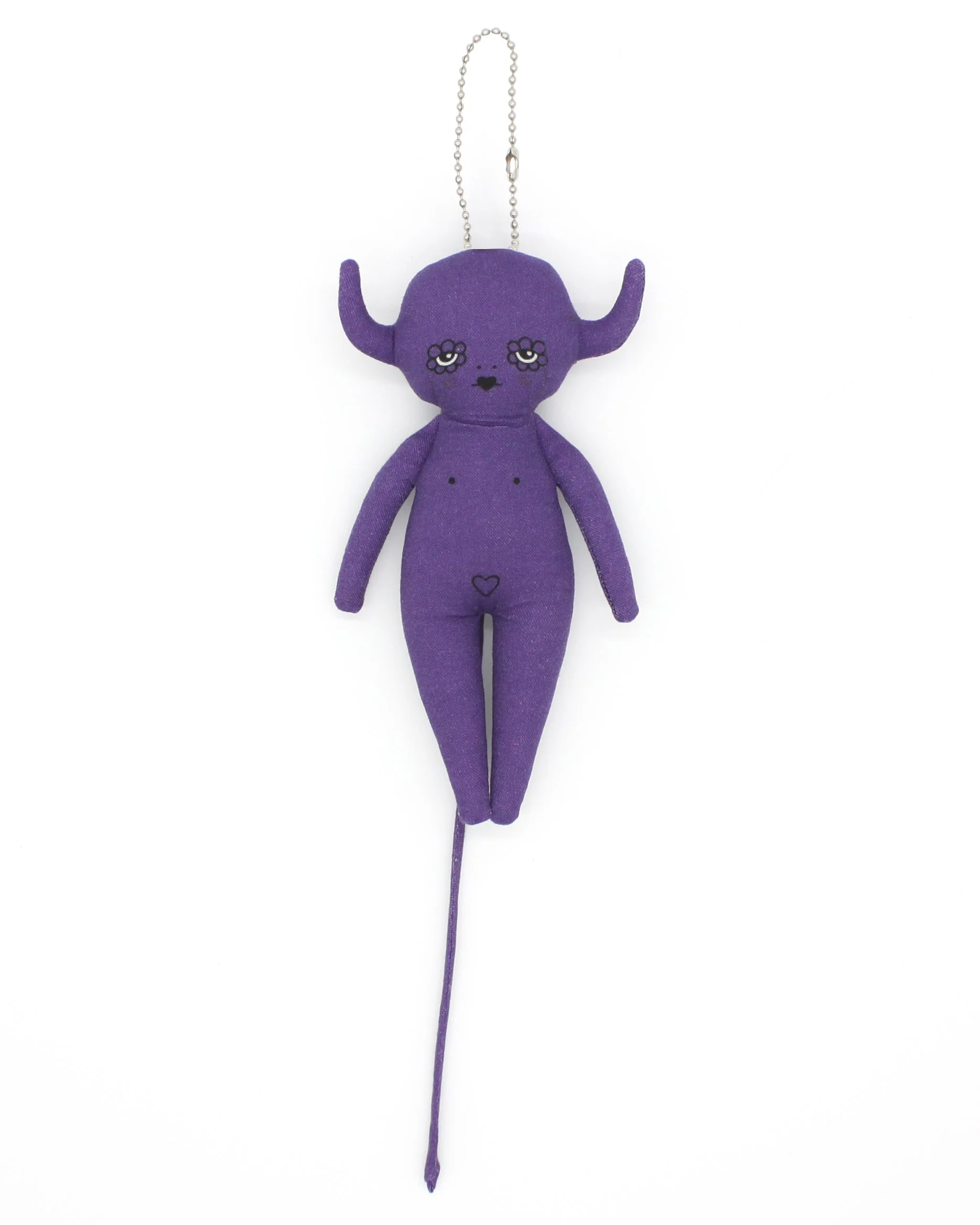 6” Purple Devil Bag Charm Doll