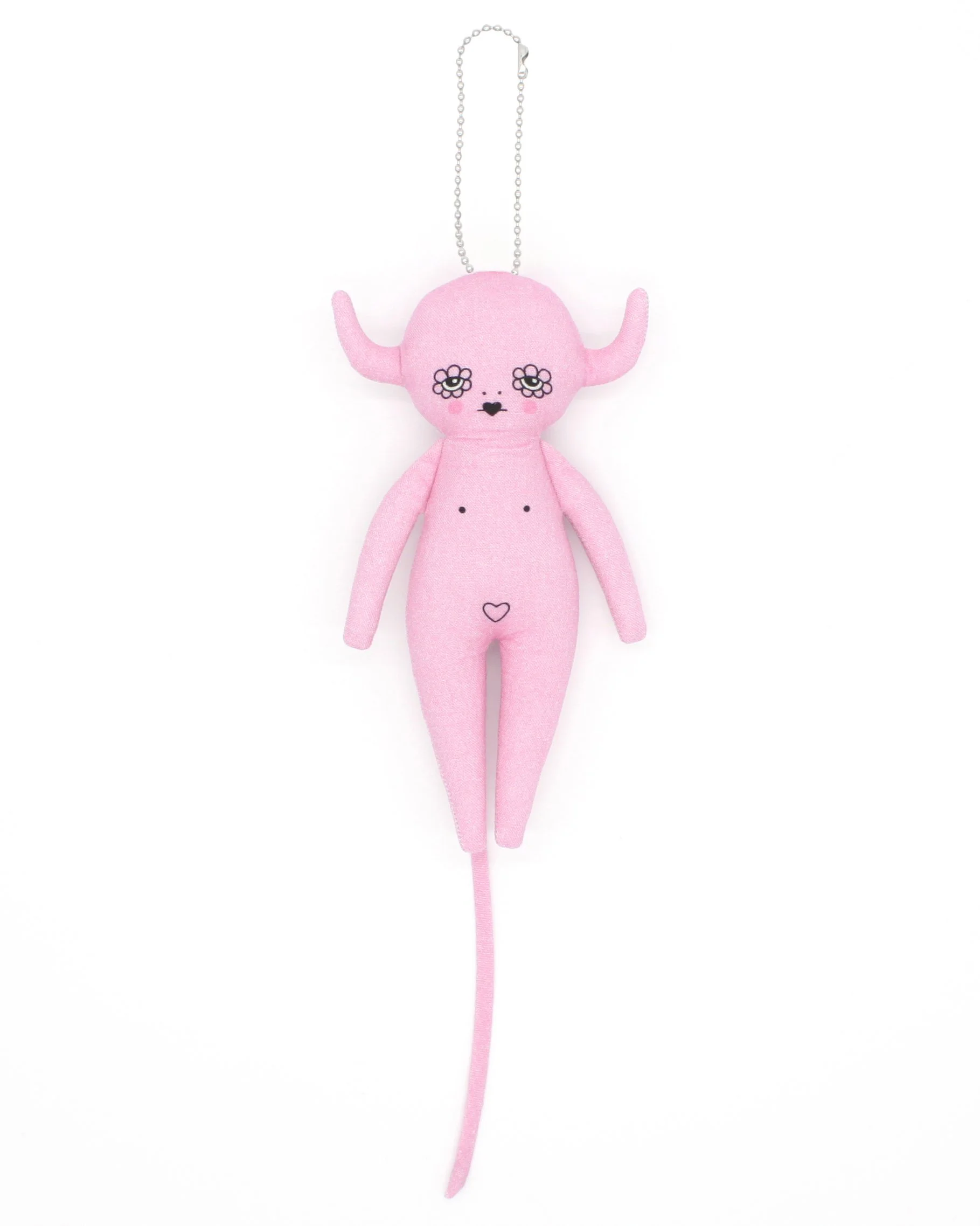 6” Light Pink Devil Bag Charm Doll