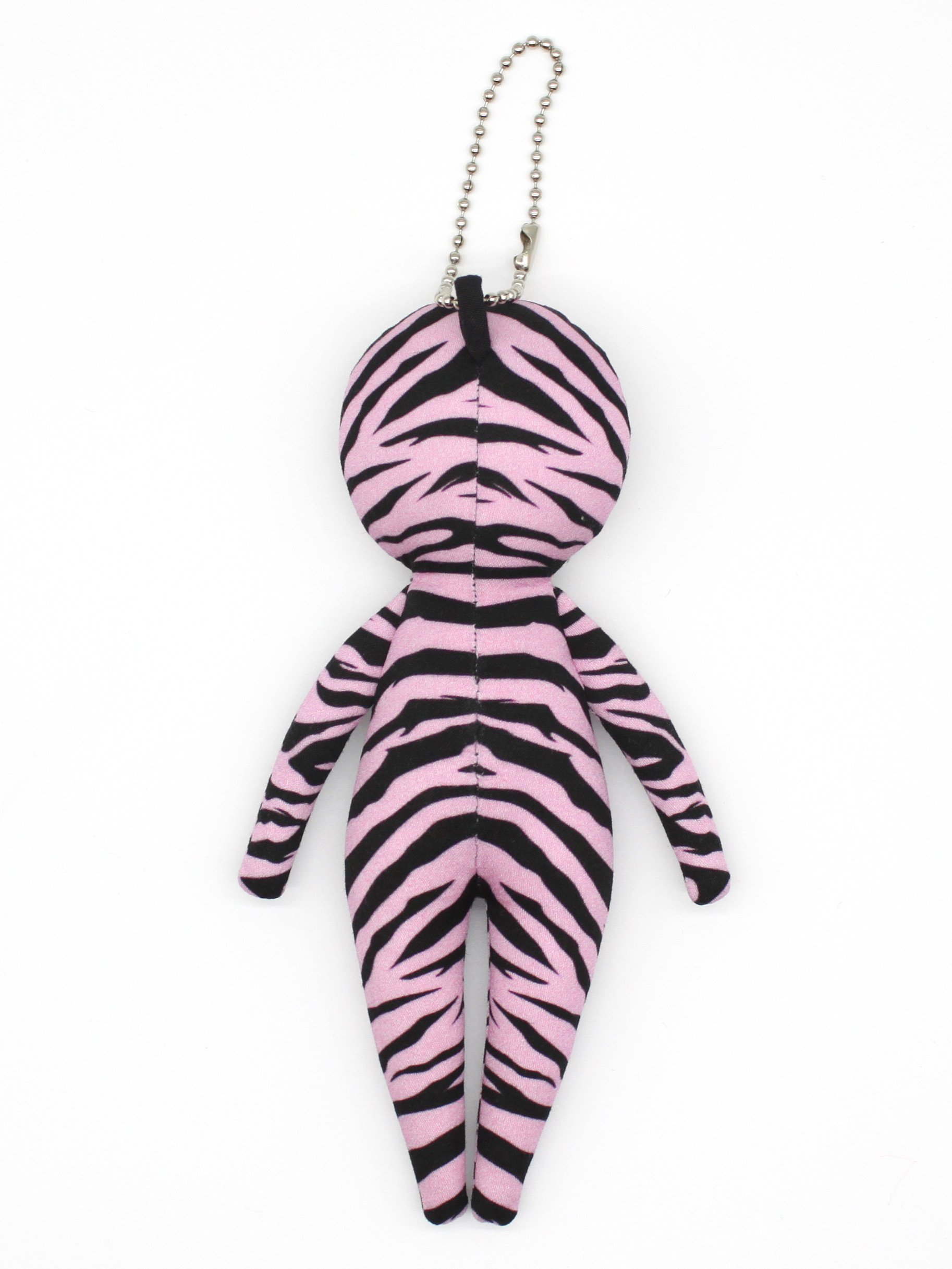 6-inch-handmade-keychain-fashion-doll-pink-zebra-snowsuit-back-view.jpg