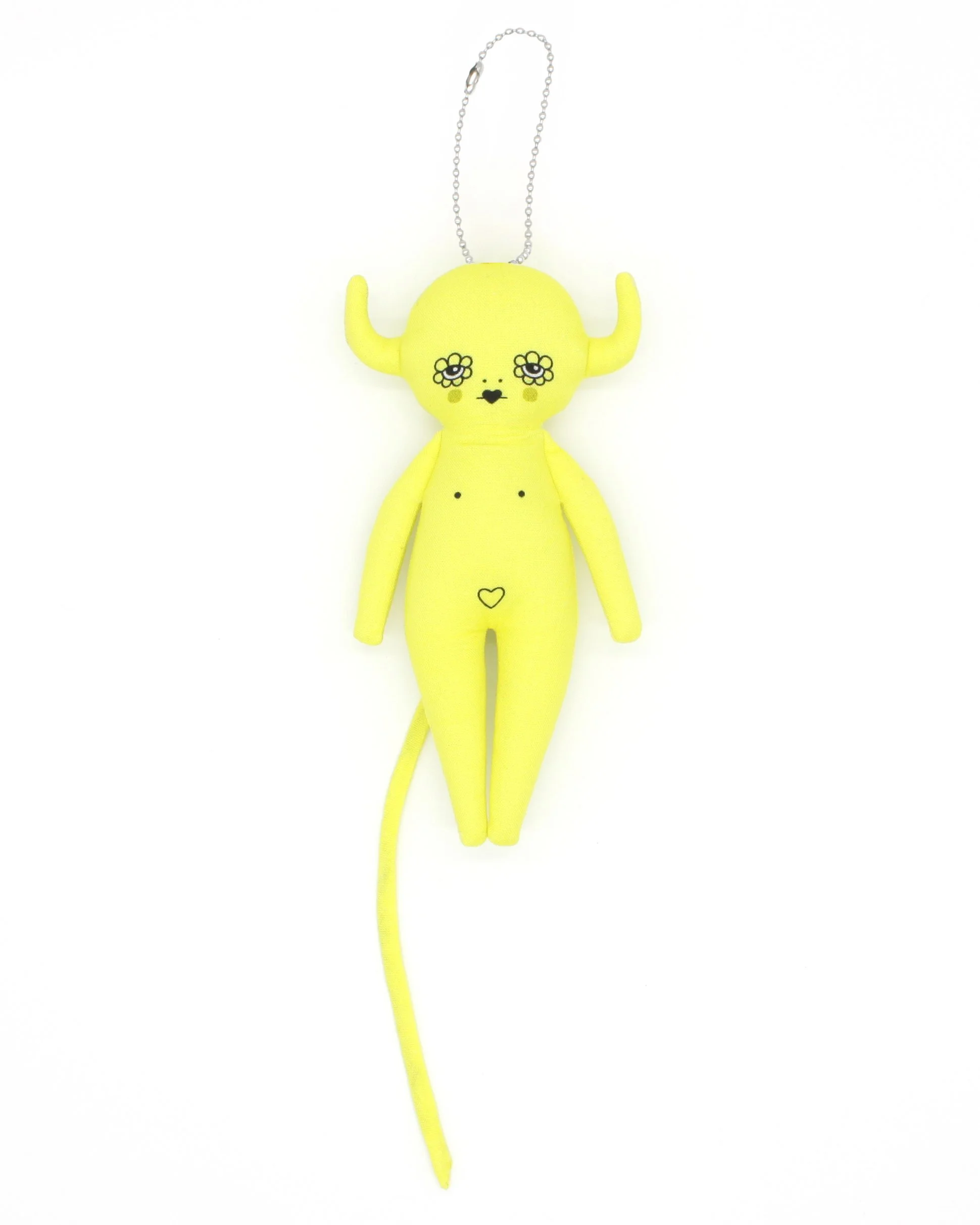 6” Yellow Devil Bag Charm Doll