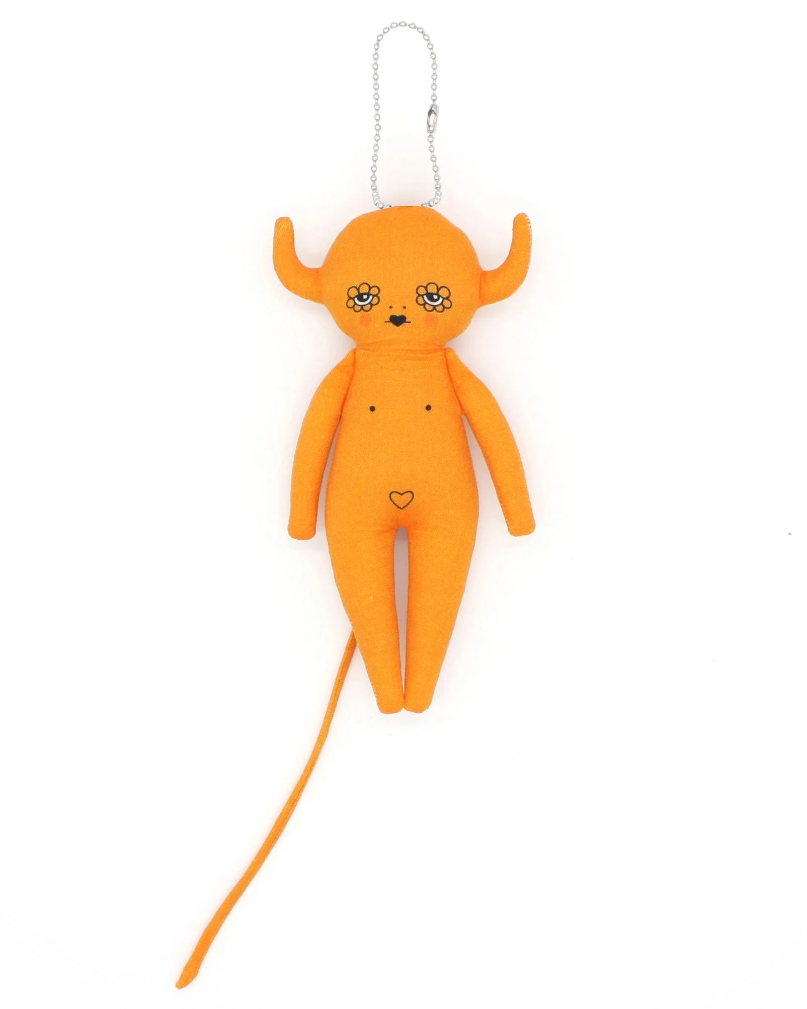 6” Orange Devil Bag Charm Doll