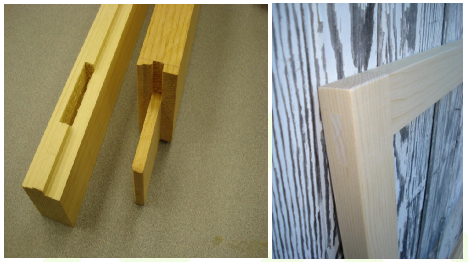 What is a ‘mortice and tenon’ joint?