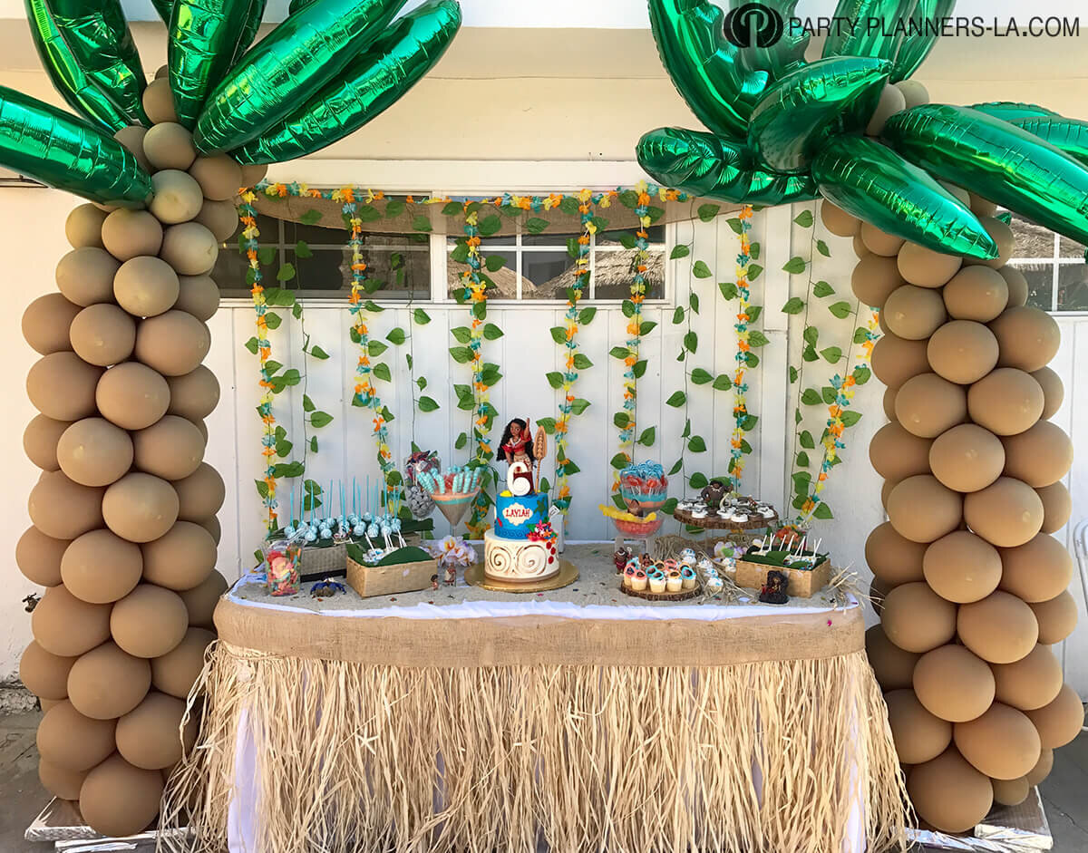Kids Party Planning in Los Angeles: A Moana Themed Birthday Party — Party  Planners LA