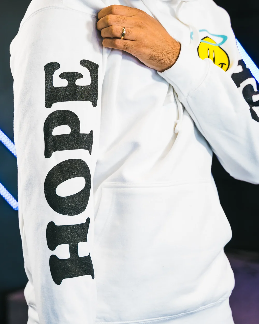 HUMAN HOPE HEAVYWEIGHT HOODIE WHITE Lサイズ HUMAN MADE HEAVYWEIGHT 