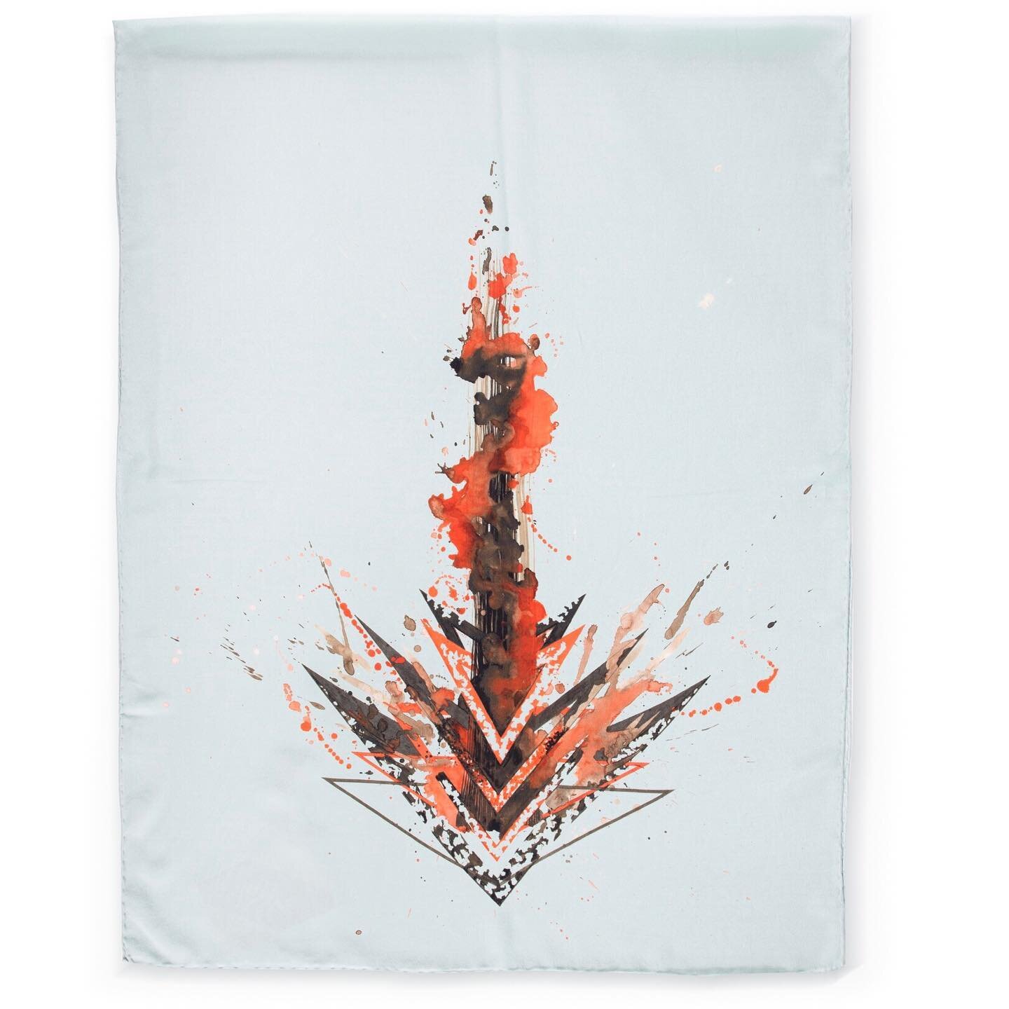 And we are live!

Meet Power, a scarf designed to make you feel confident, strong and empowered. The dynamic red and black geometric design represents an arrow shooting away and rising above all the hard things women face on a daily basis. With conte