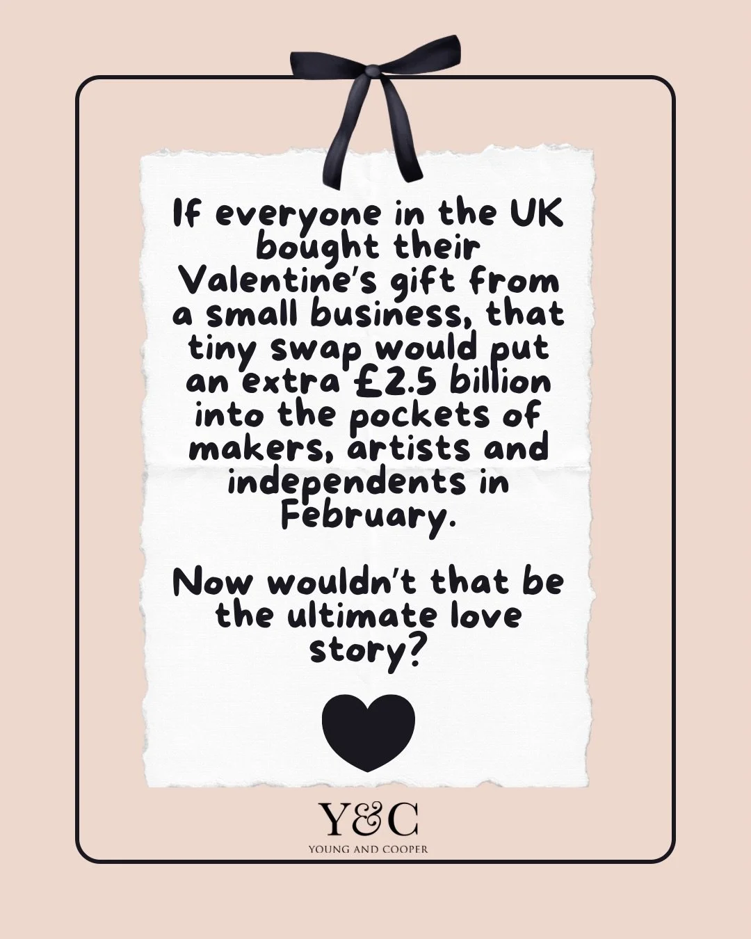 I triple-checked this because it sounds too big to be true&hellip; but the maths really is mathing.

According to @mintelnews, around 47% of UK adults buy a Valentine&rsquo;s gift, which is roughly 25 million people.

And the average spend? About &po