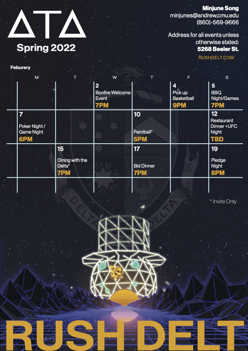 Delt Rush โ Carnegie Mellon IFC Delt Rush โ Carnegie Mellon IFC
