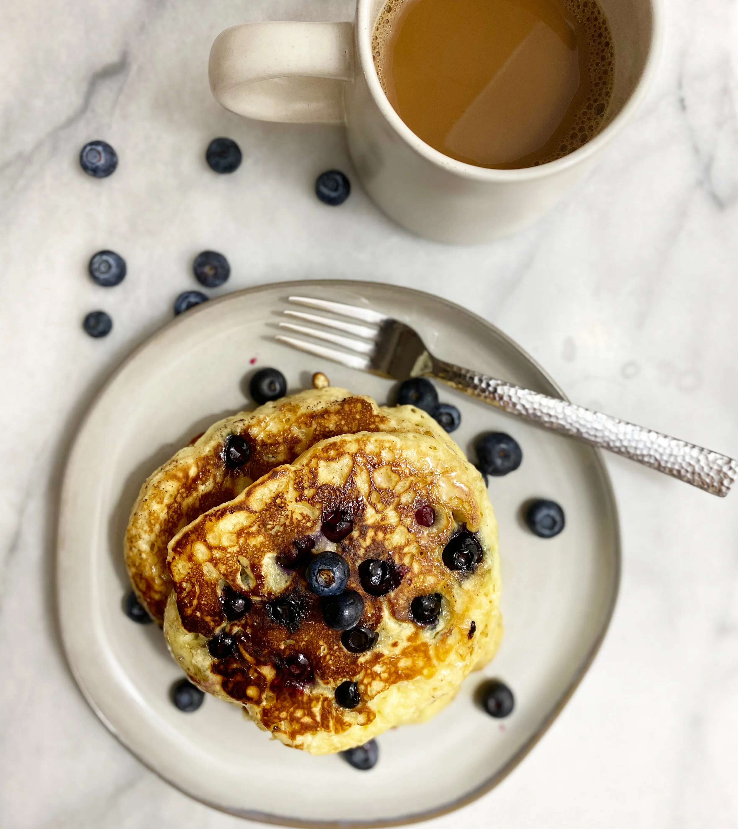 BLUEBERRY BUTTERMILK PANCAKES