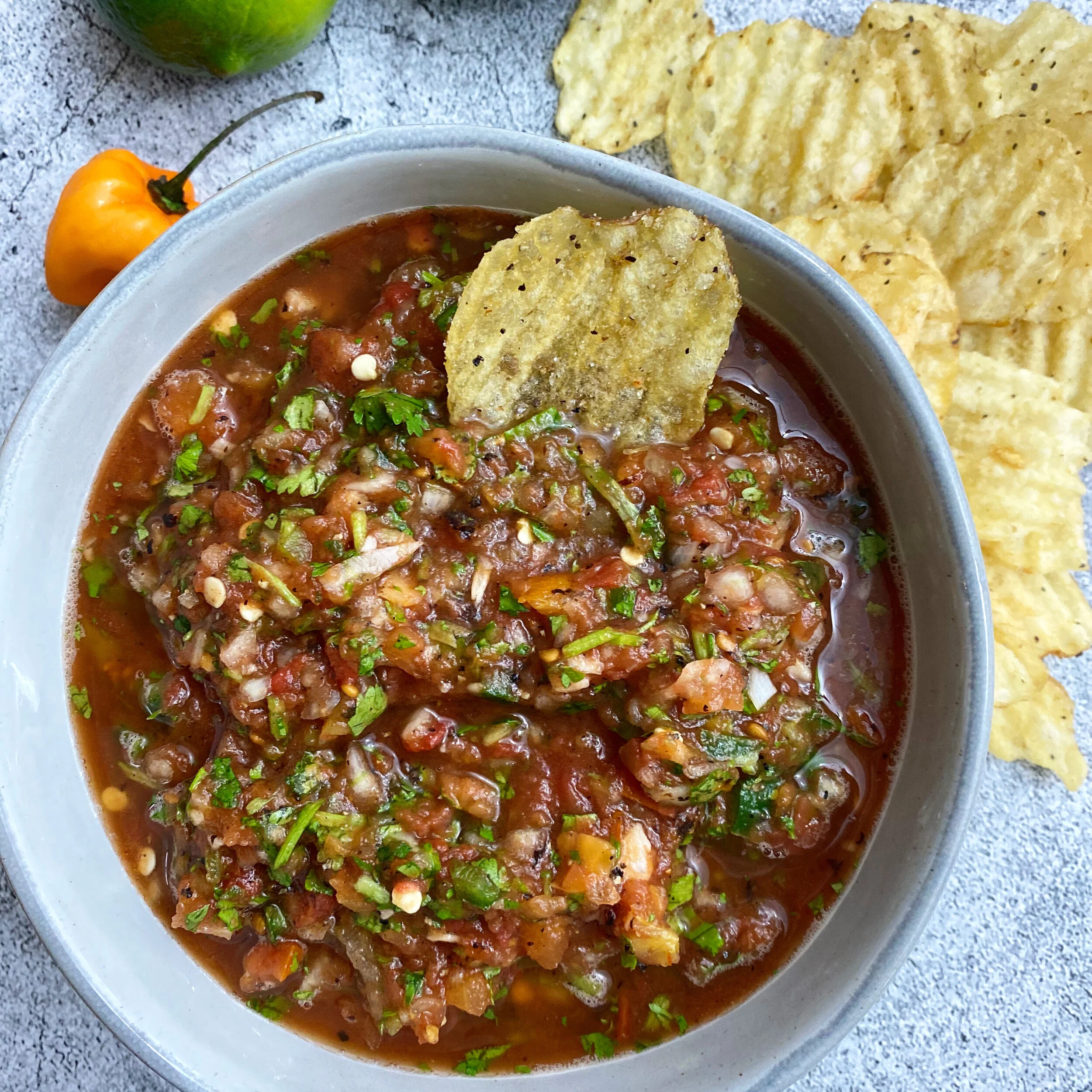 HOMEMADE SPICY SALSA