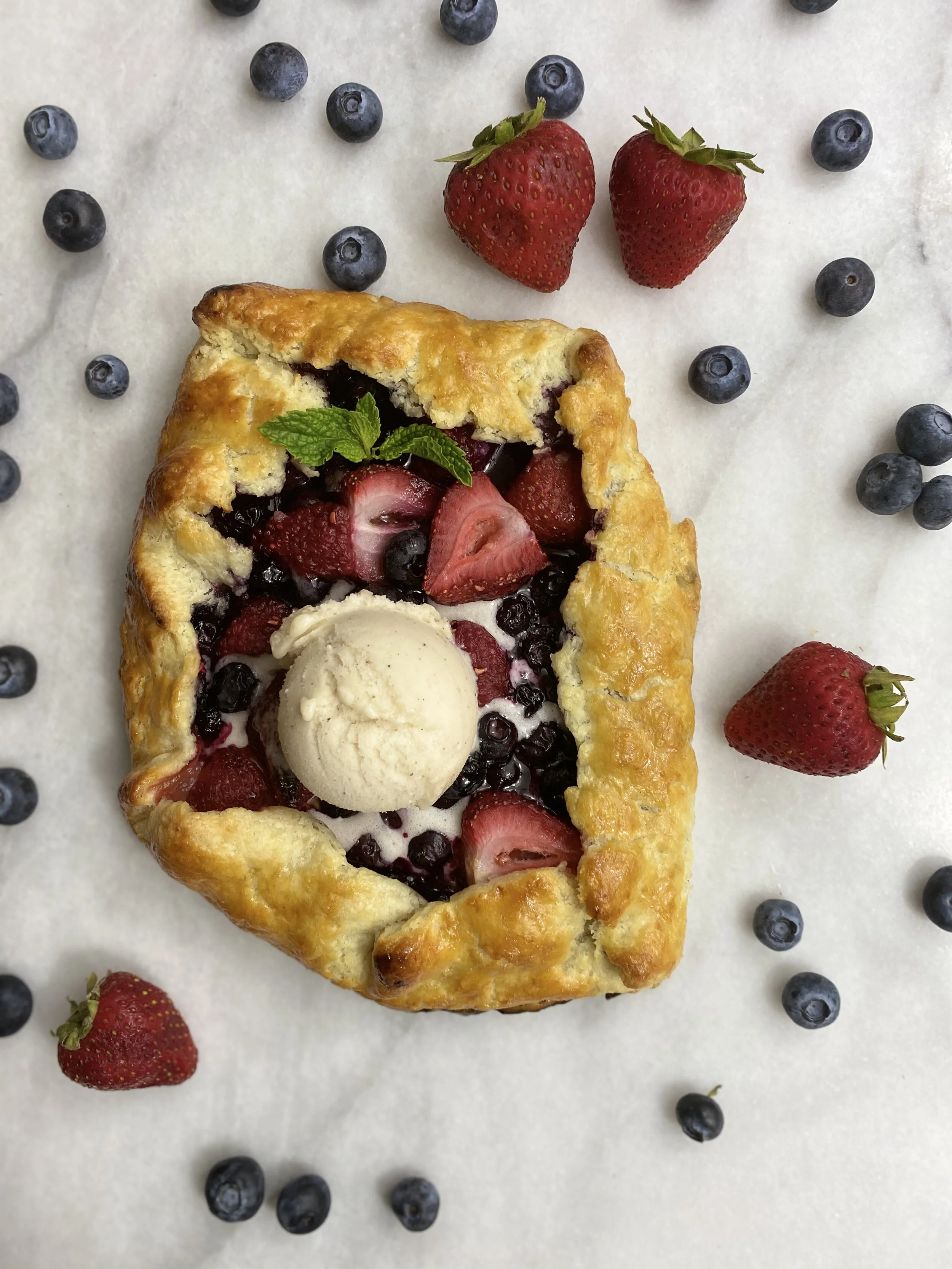 MIXED BERRY GALETTE