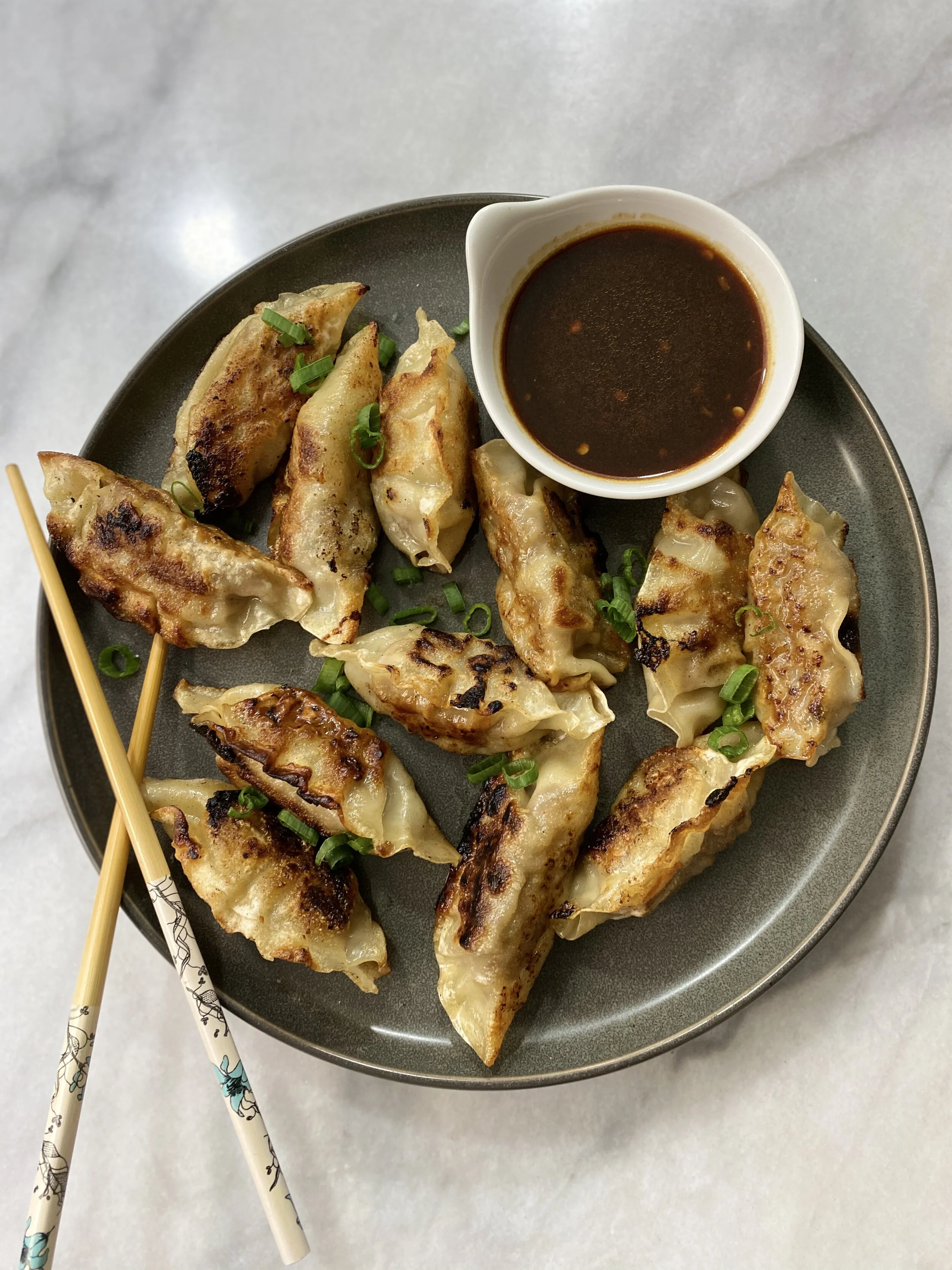 PAN SEARED &amp; STEAMED WONTONS