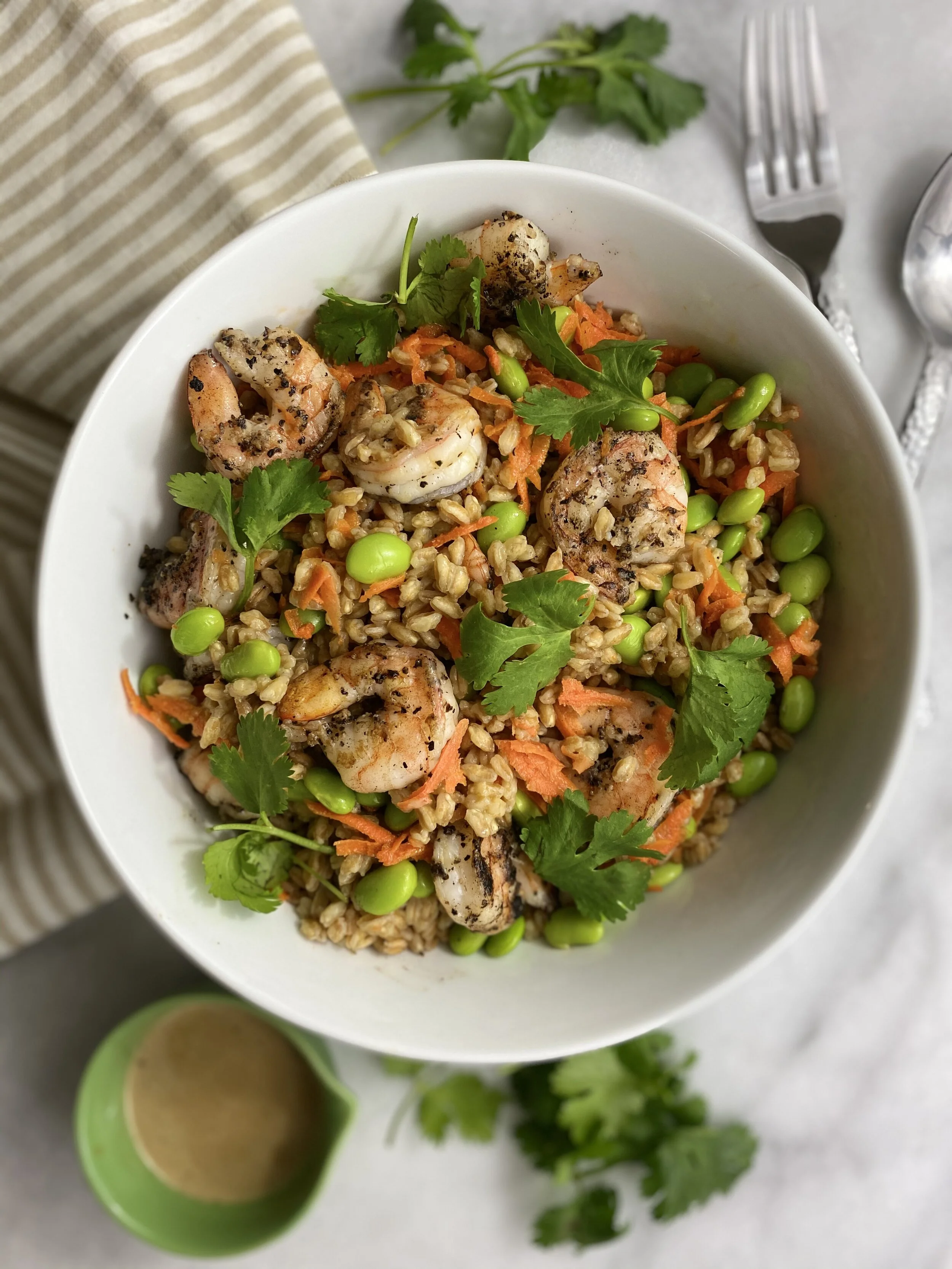 SHRIMP FARRO BOWL