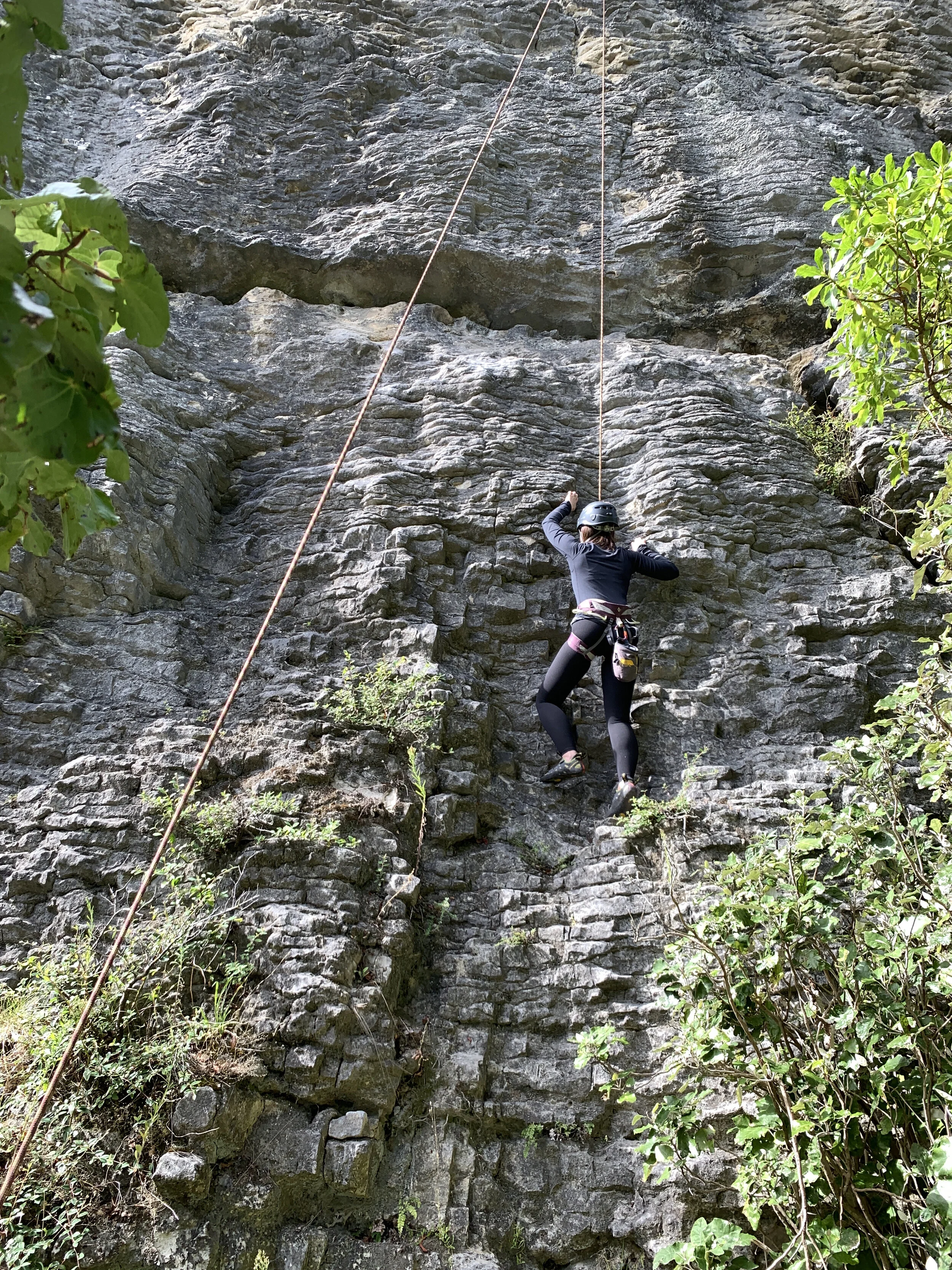 Rock climbing in Takakah