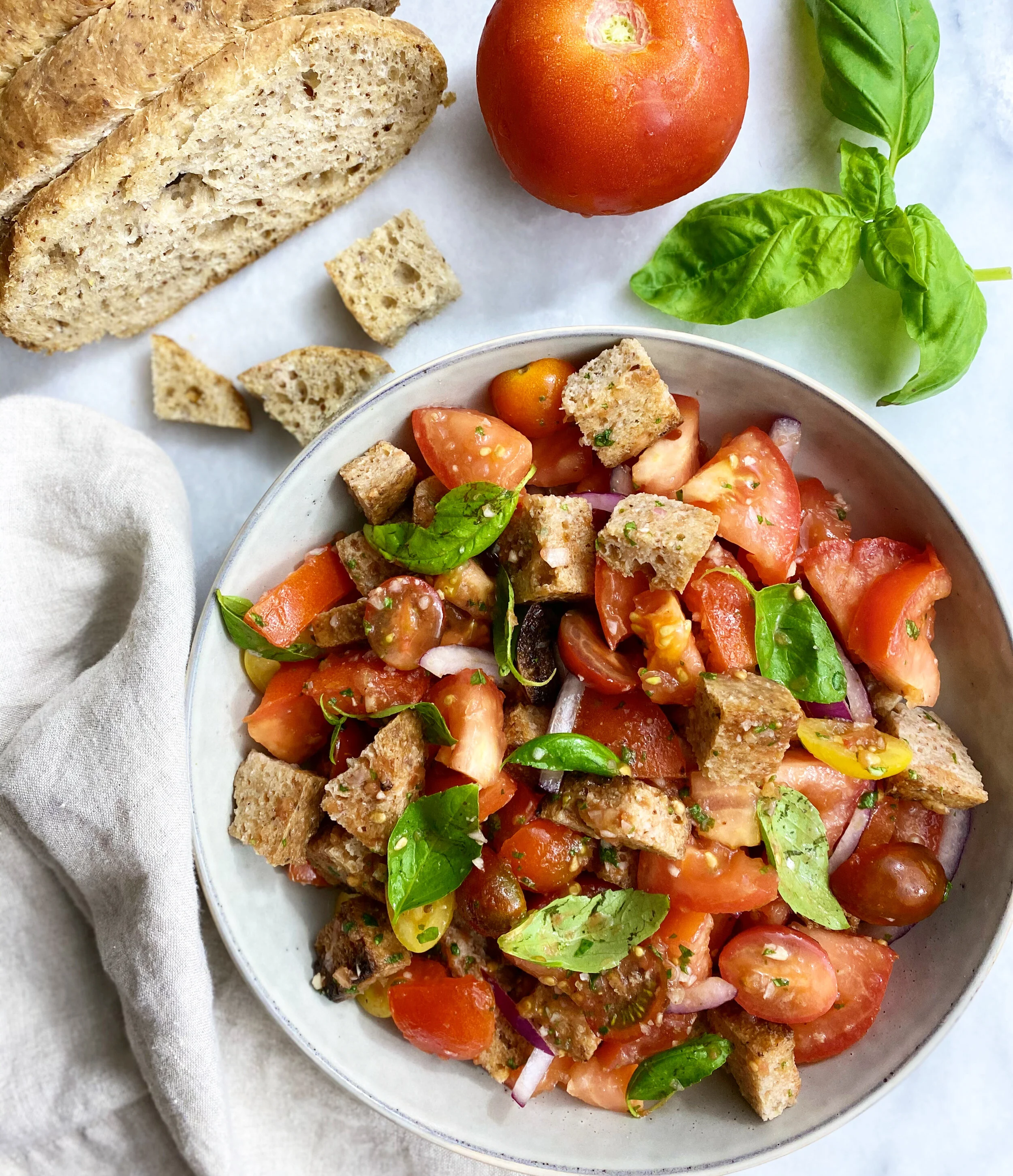 GLUTEN FREE PANZANELLA SALAD