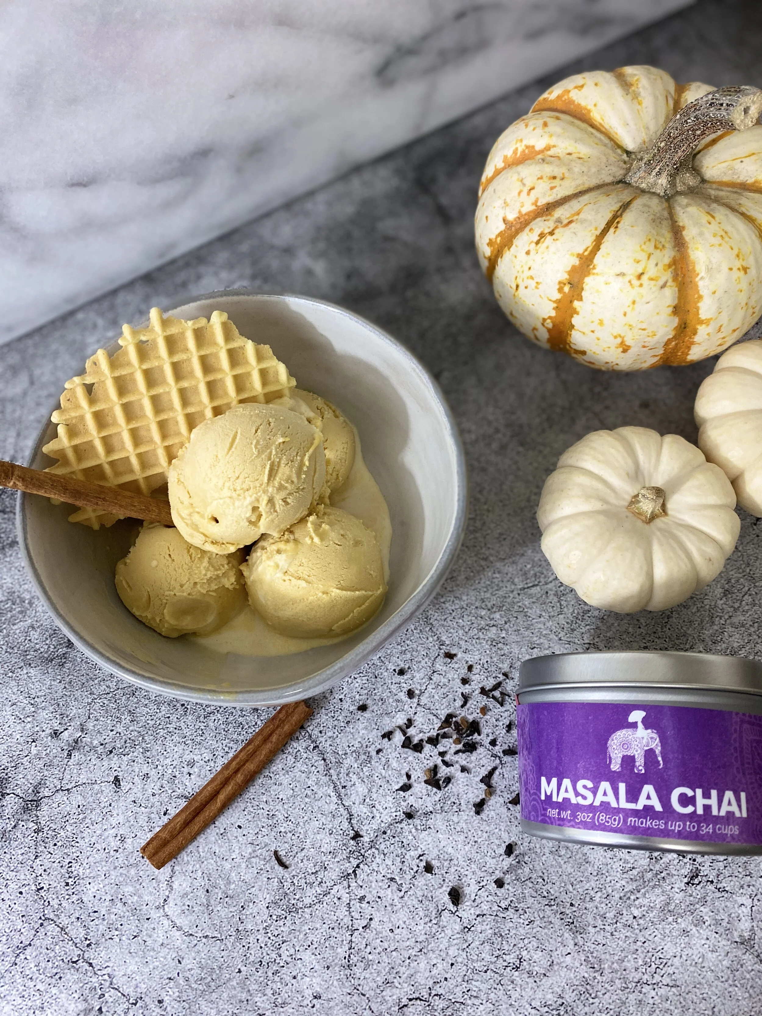 PUMPKIN CHAI ICE CREAM