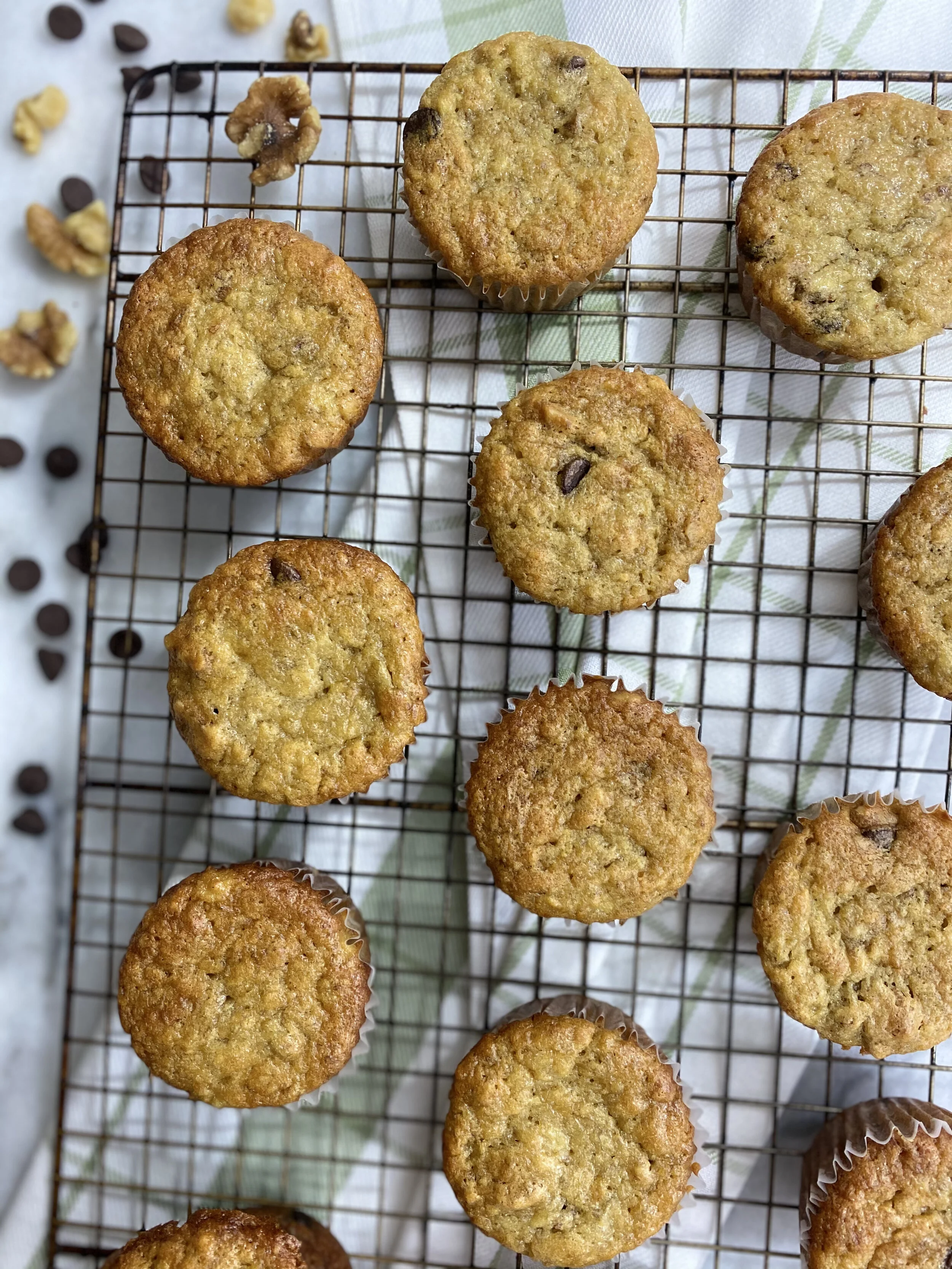 BANANA WALNUT MUFFINS