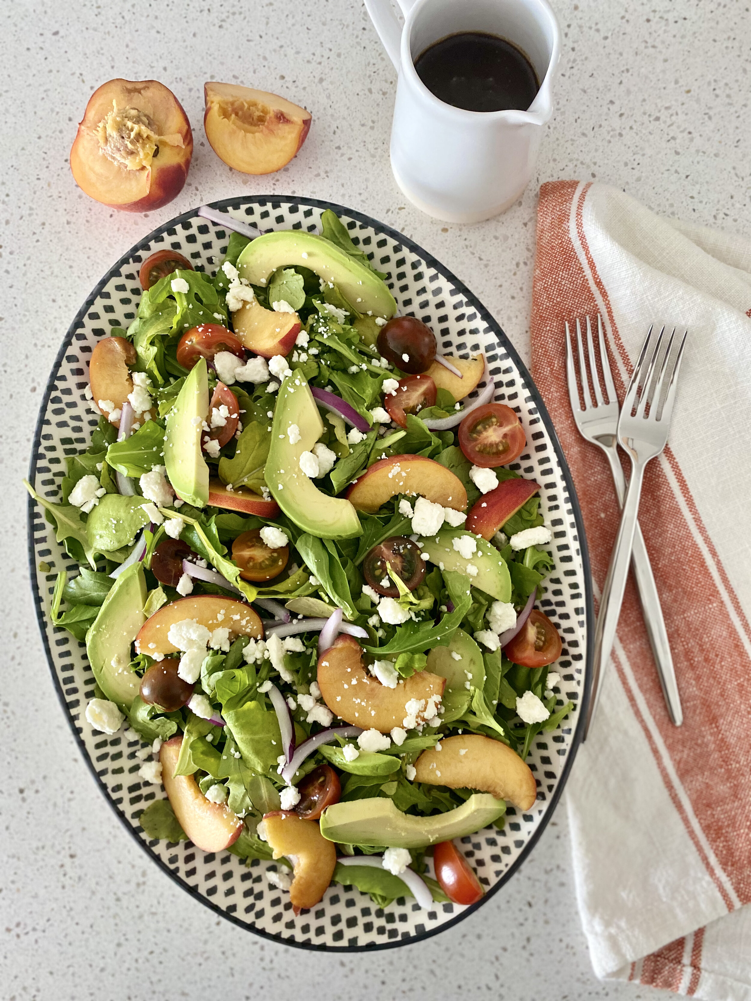 PEACH SUMMER SALAD