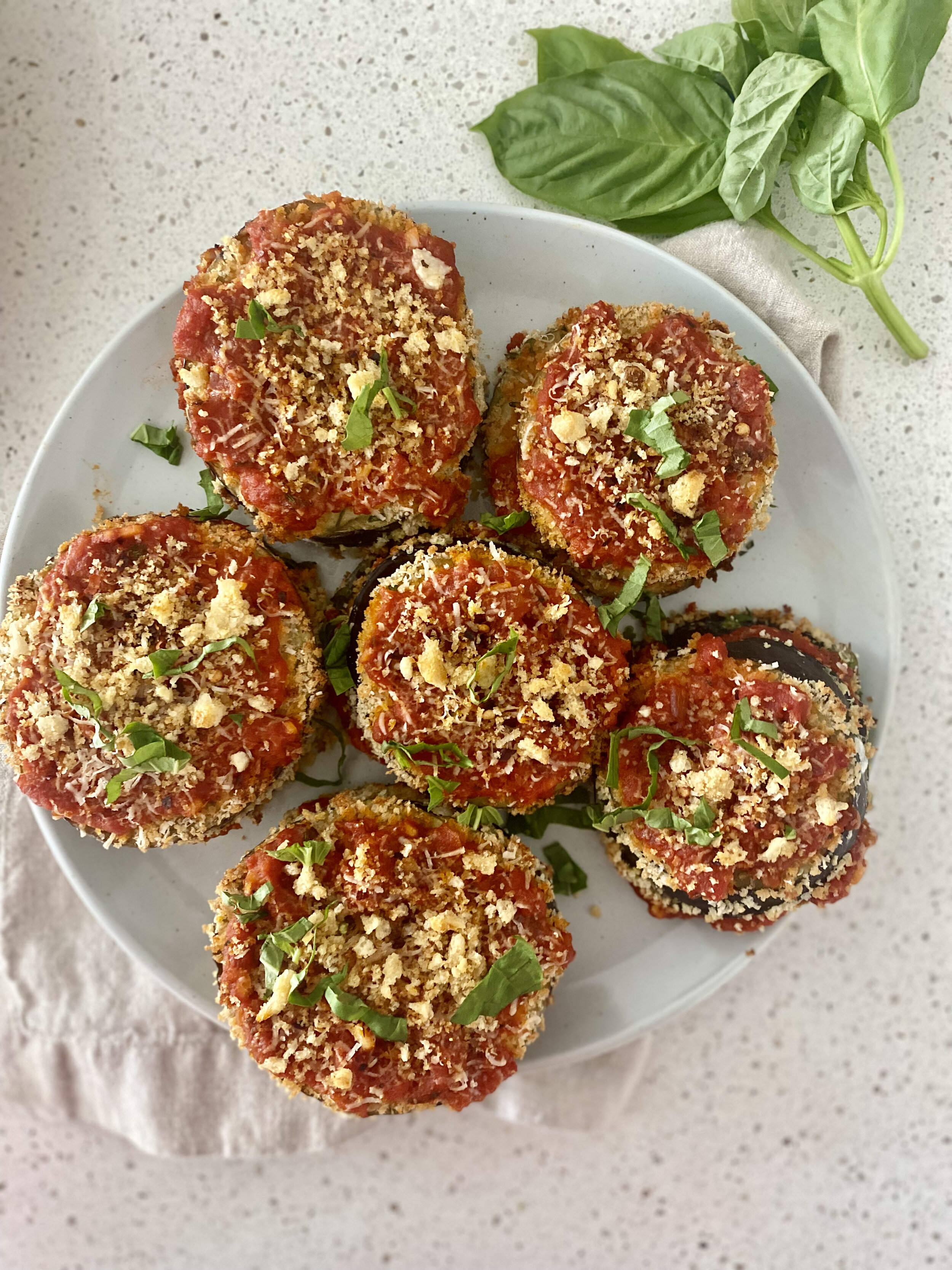 DOUBLE BAKED EGGPLANT PARMESAN DOUBLE BAKED EGGPLANT PARMESAN