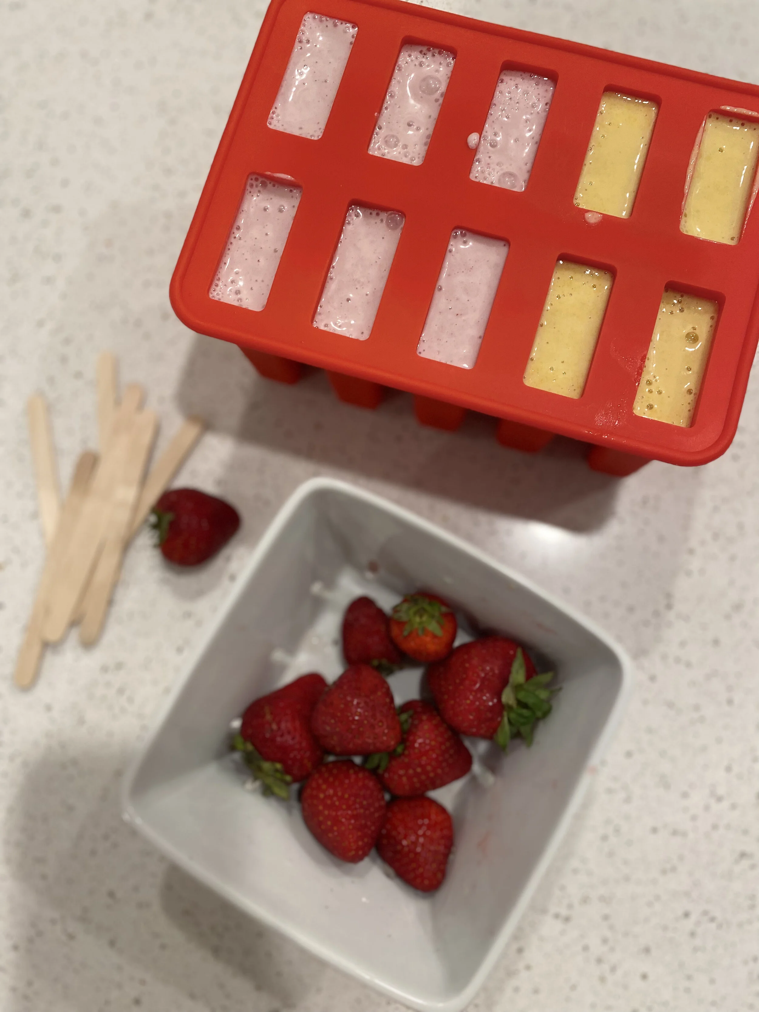 Strawberry Coconut Margarita Popsicles - The Suburban Soapbox