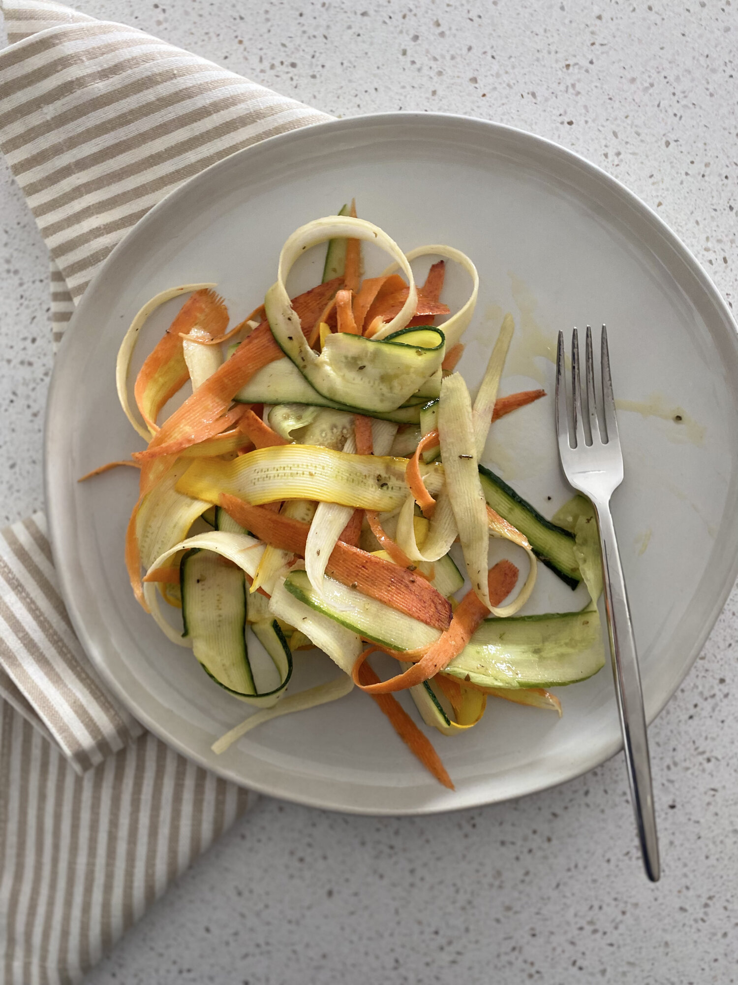 RIBBON SALAD W/ DIJON VINAIGRETTE RIBBON SALAD W/ DIJON VINAIGRETTE