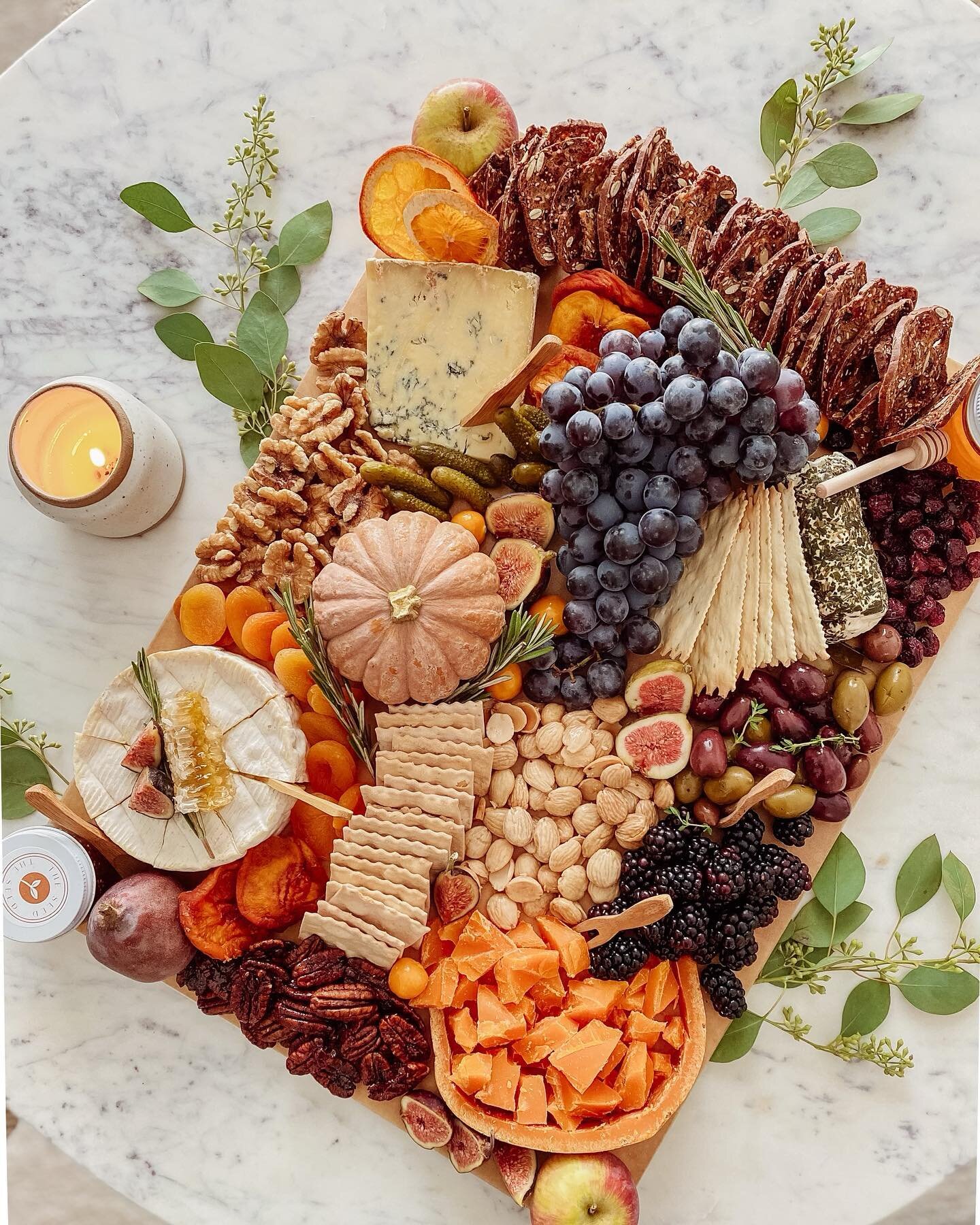 It&rsquo;s pumpkin season and we are here for it.  Bring on cooler temps, holiday movies and hours of grazing fun.  Holiday inspired boards are now available @theseedca! 

#charcuterie #charcuterieboard #cheeseboard #cheese #foodie #food #foodporn #g