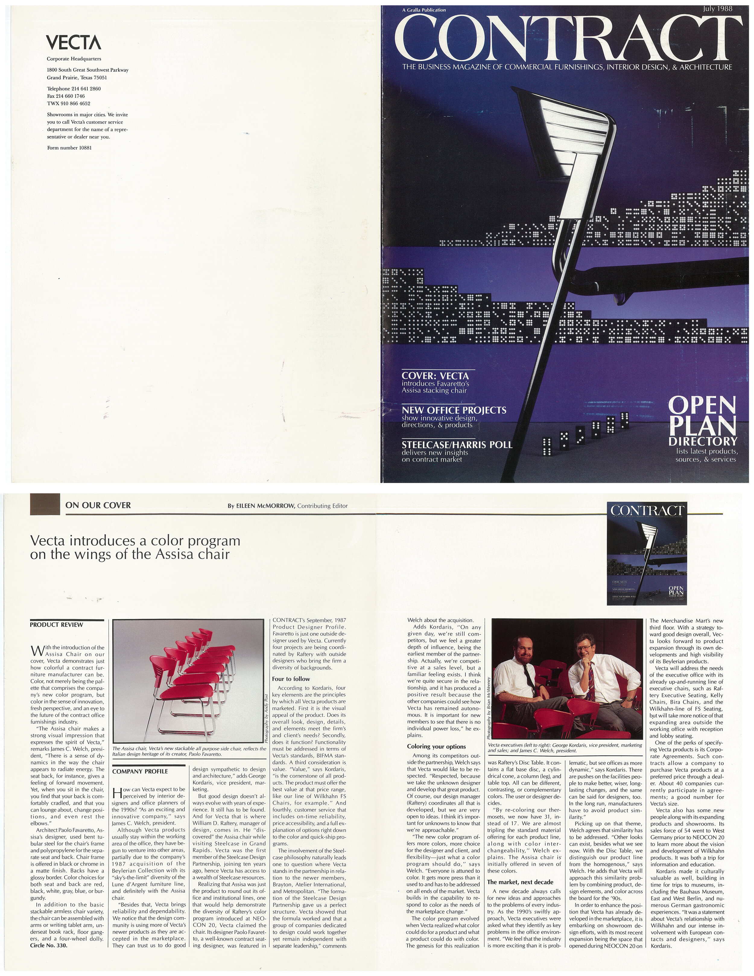 Cover Story in Contract magazine