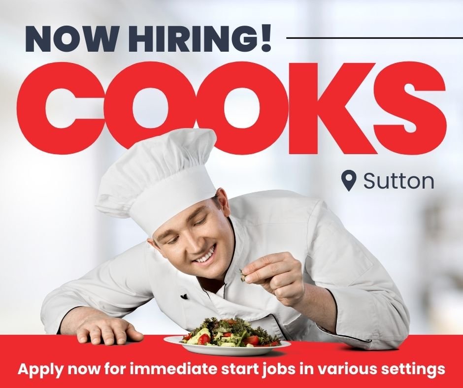 Cook jobs Sutton