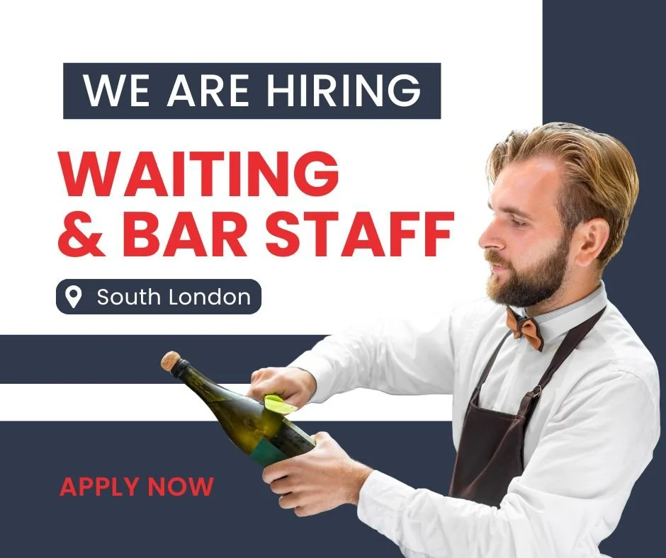 Wait and Bar Staff Jobs in South London 