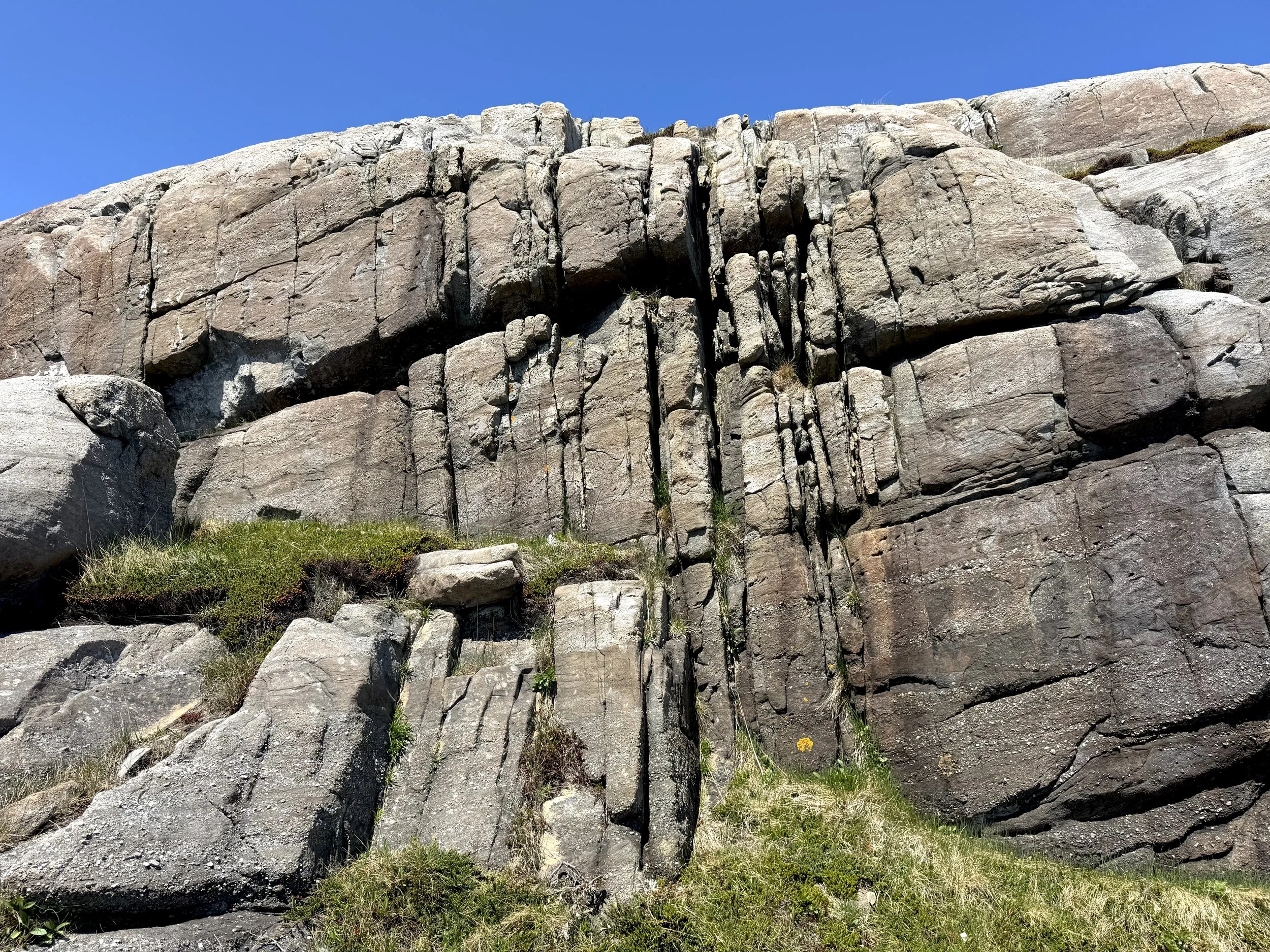 weathered coastal rocks, Flatrock
