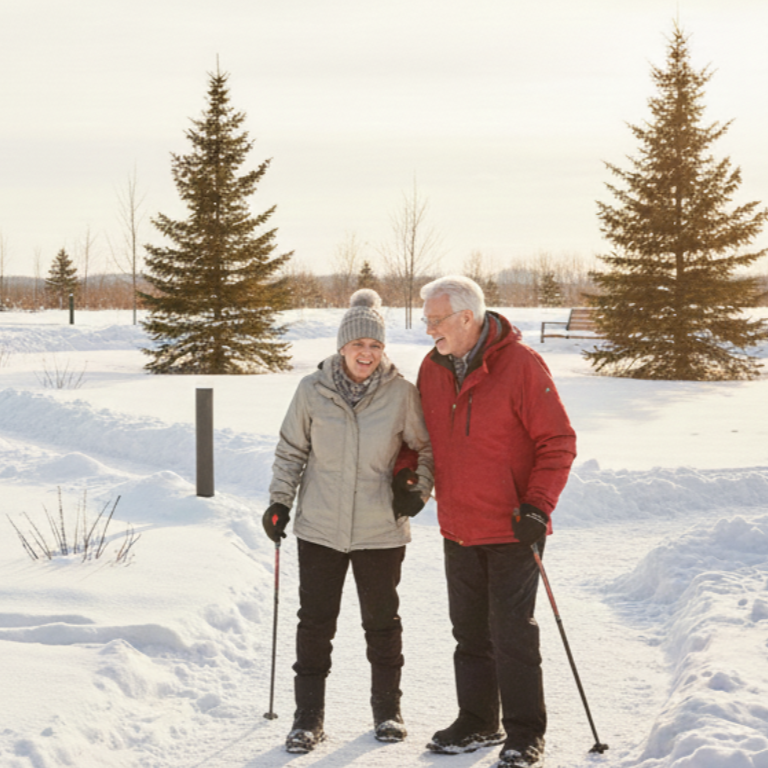 Conseils bien-être pour aider les aînés à rester actifs en hiver