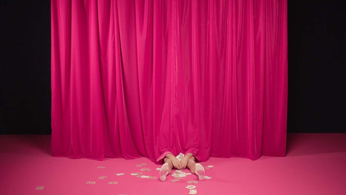 Take a peek behind the pink, velvet curtain 🃏🐇

PASSING: a short film by Jo Bannon releasing March 27, 2024. Follow the link in our bio to find out more 🔗

A film by Jo Bannon
Performed by Augusto Corrieri &amp; Sindri Runudde
Director of Photogra