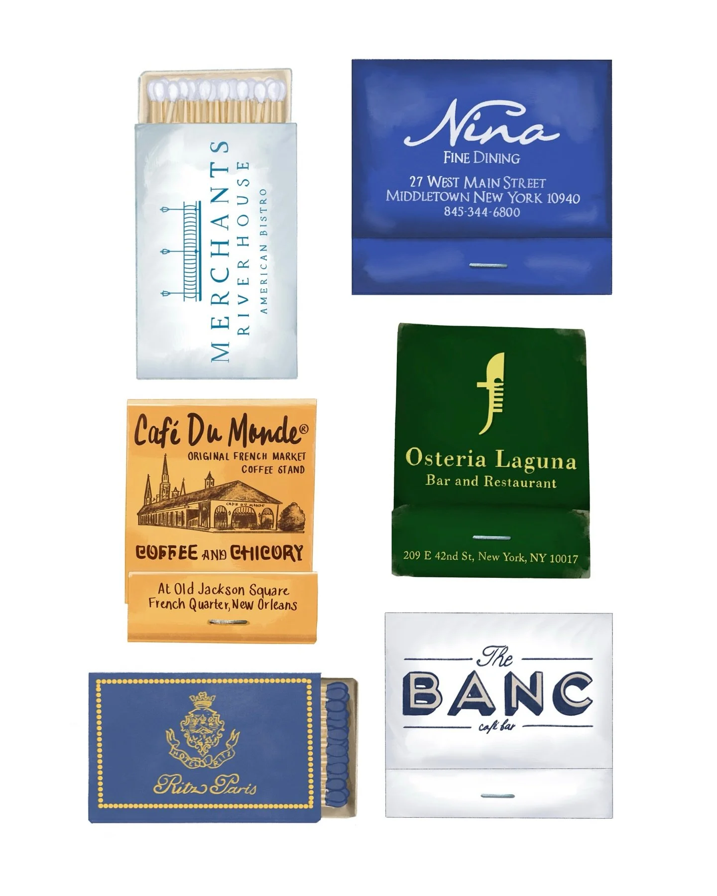 Haven&rsquo;t added to my grid in a while 😅

Happy with how this first round of matchboxes turned out! Each of them holds some significance in our timeline and whatever matchboxes I couldn&rsquo;t find, I just sort of made up. Printed at 5x7.
I have