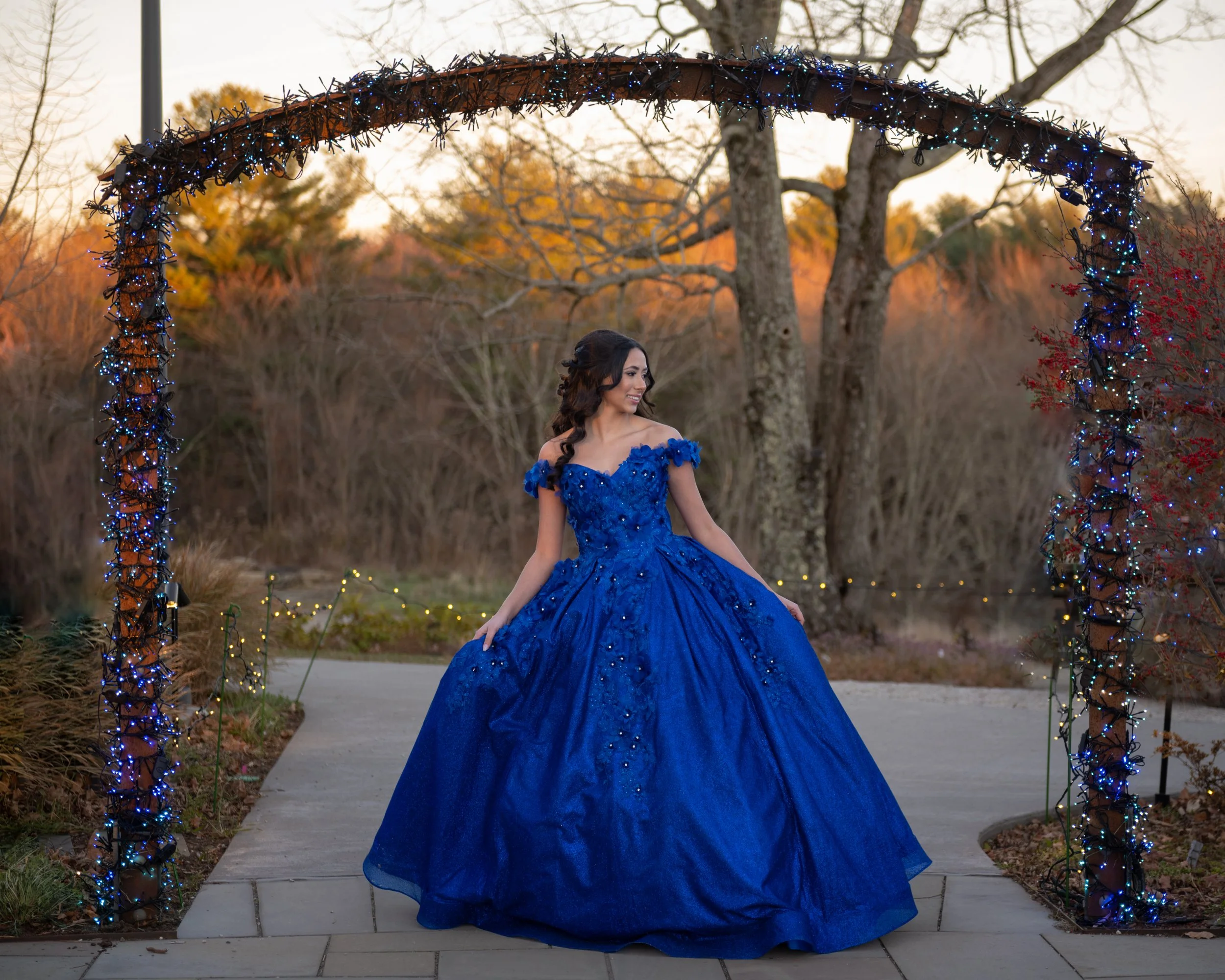Quinceanera at Tower Hill Botanical Gardens