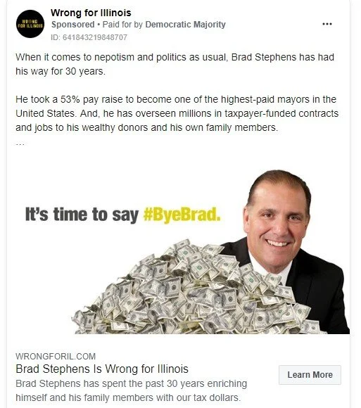 THE ILLINOIZE: House Democrats using anonymous Facebook pages for ads..."We Should All Care What This Looks Like"...Griffin's big play on the Supreme Court...Flouting bar and restaurant rules...