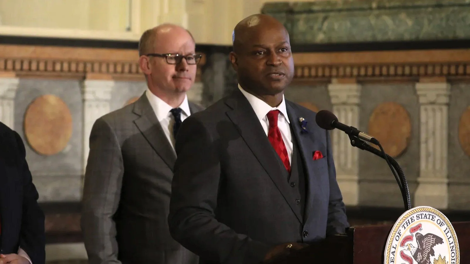 Harmon and Welch Appear Split on Millionaire's Tax