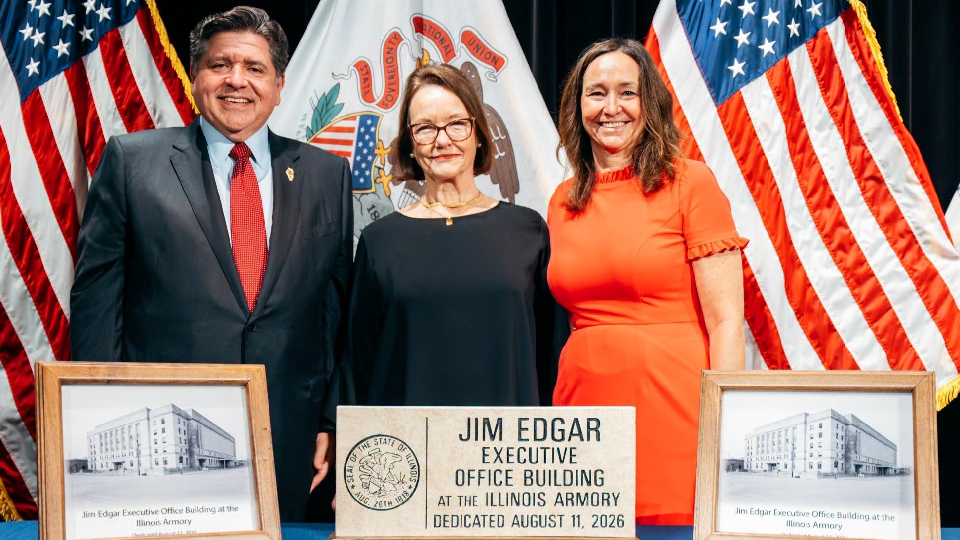 Pritzker Names Historic Armory Building After Late Gov. Jim Edgar