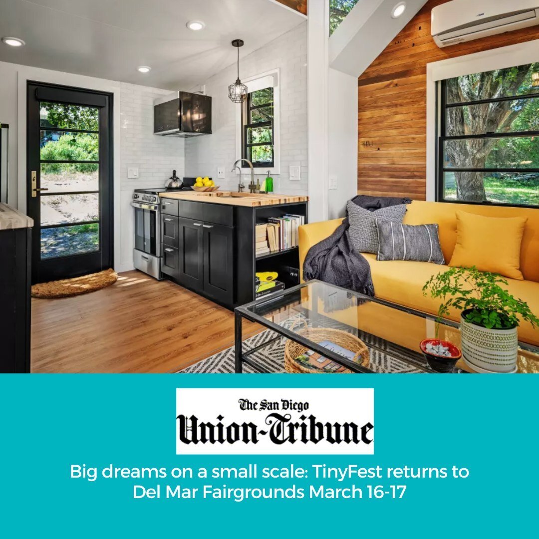 @tinyfest.events returns to the Del Mar Fairgrounds to celebrate smaller-scale homes of many kinds, including ADUs. Attendees can tour the homes, meet builders and learn more about small living. Casita Coalition&rsquo;s Timothy Pawlak will present an