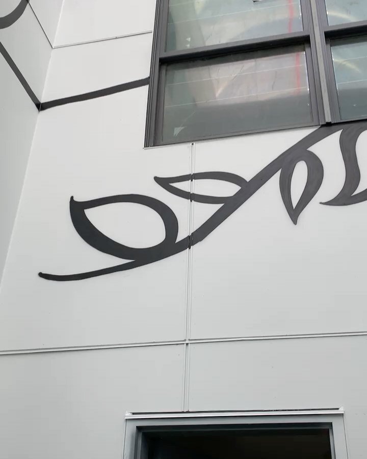 3-story mural we painted at @hotelgrandstark in Portland a couple weekends ago 
.
.
.
#SignPainting #AlwayHandPaint #Lettering #HandPainted #Signage #Seattle #Mural #Design #Aerosol #Artwork #RockyRoadStudios