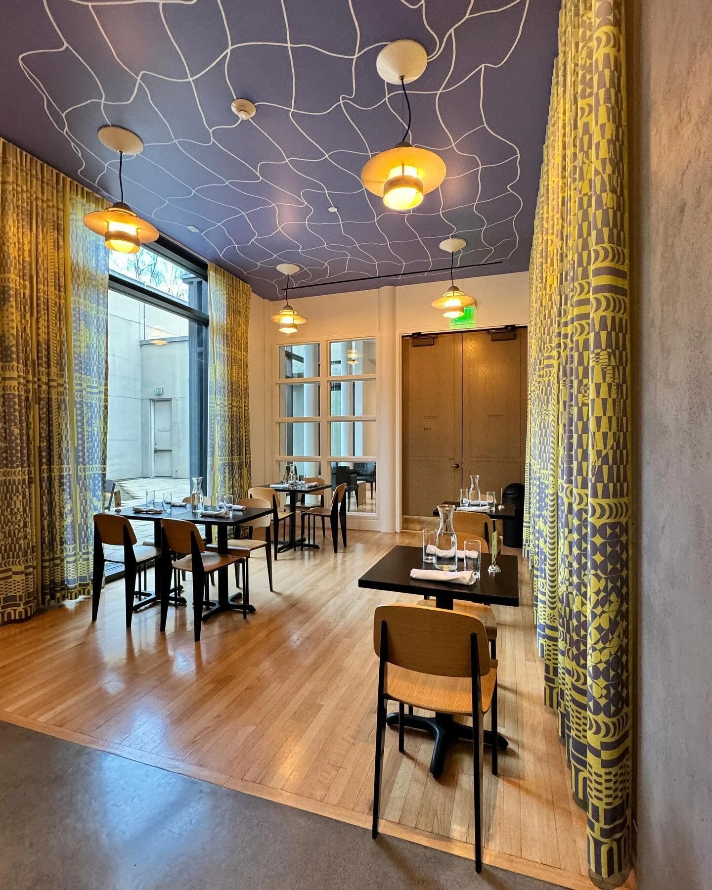 Honored to have had the opportunity to work with the @fryeartmuseum on painting a ceiling mural in their new cafe @maripili_at_cafe_frieda 

What a beautiful space and atmosphere paired with a top notch food menu! Check it out if you get a chance to!