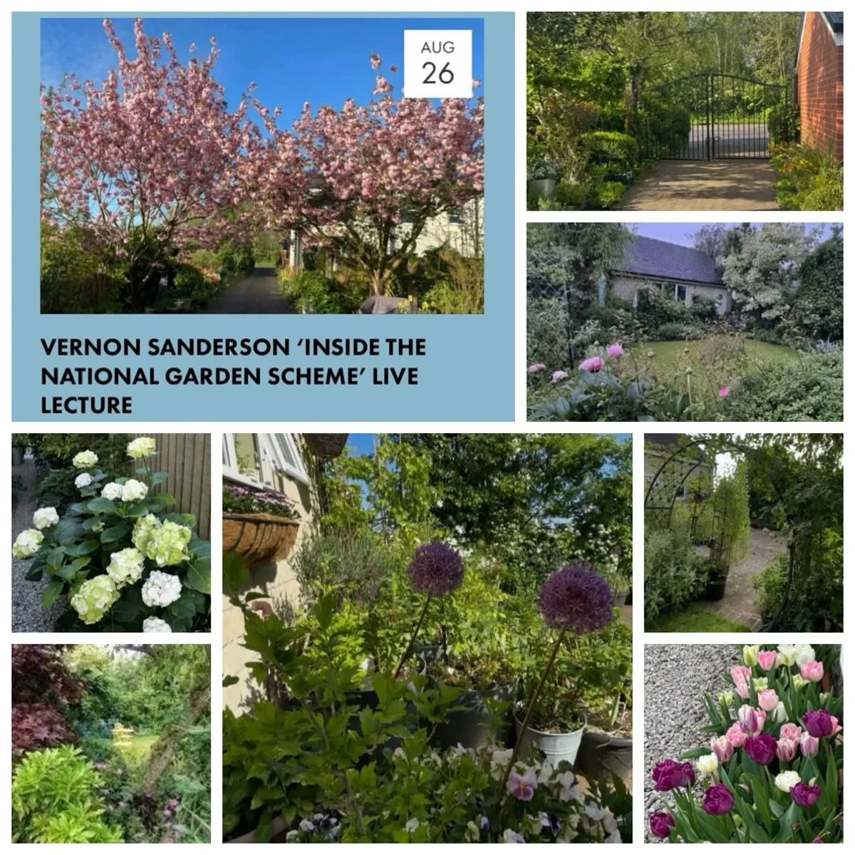 The National Garden Scheme (NGS) is well known for offering opportunities to visit and enjoy unusual and exceptional gardens belonging to private individuals whilst raising money for charity.

On Tuesday 26 August at 10.30am our speaker is @fobsheffi