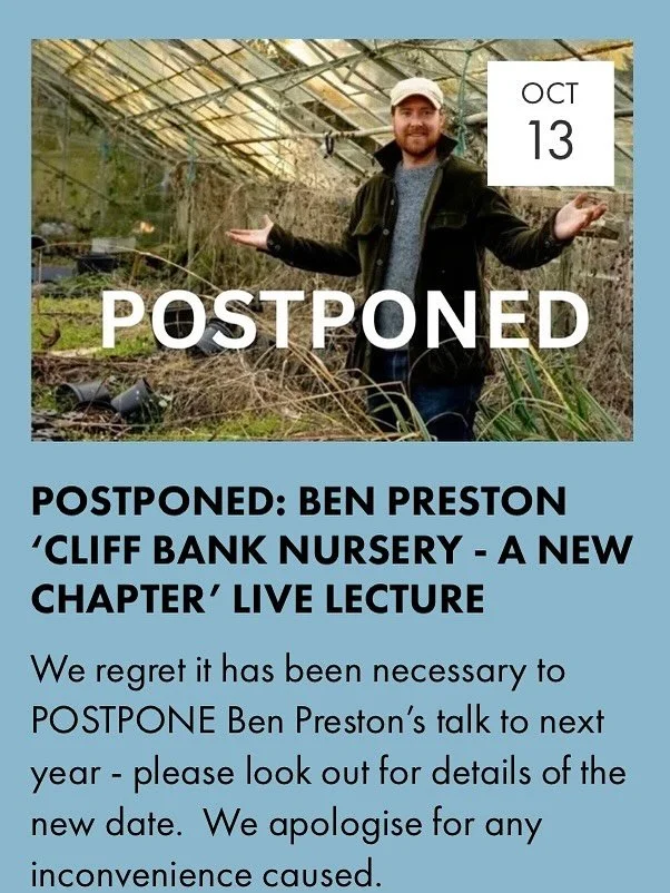 Just a quick update on our @fobsheffield talks and tours in October:

Monday 13 October - Ben Preston&rsquo;s talk planned for 7.30pm has been POSTPONED; we hope he will be able to join us as part of next year&rsquo;s programme.

Tuesday 14 October -