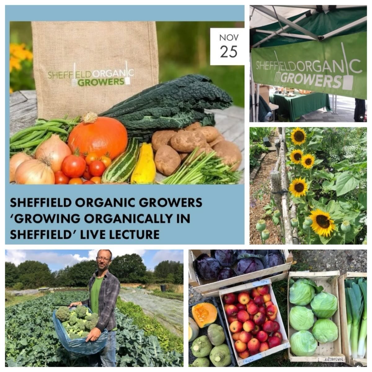 Our final @fobsheffield Talk and our last Public Tour of 2025 take place on Tuesday 25 November:

* at 10.30 am we welcome Nick Johnson of Sheffield Organic Growers, a 20 acre mixed vegetable and fruit farm situated in the Moss Valley just on the out