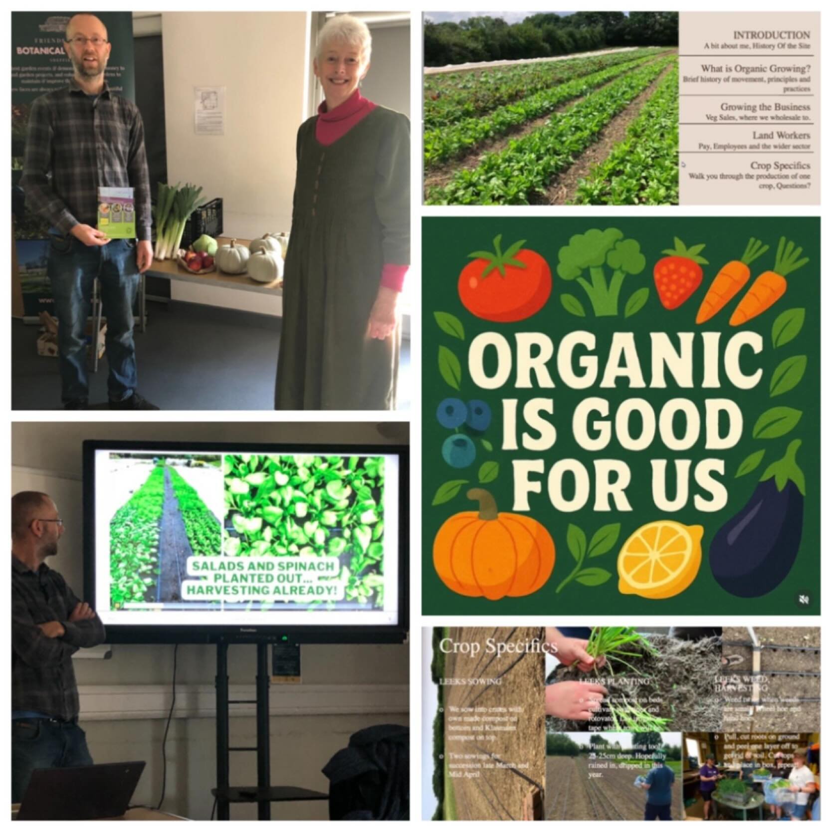 For our final @fobsheffield talk of the year we welcomed Nick Johnson of @sheffield_organic_growers.  Nick gave us an interesting and in-depth overview of the history of organic growing as well as describing his own personal journey over the last 10 