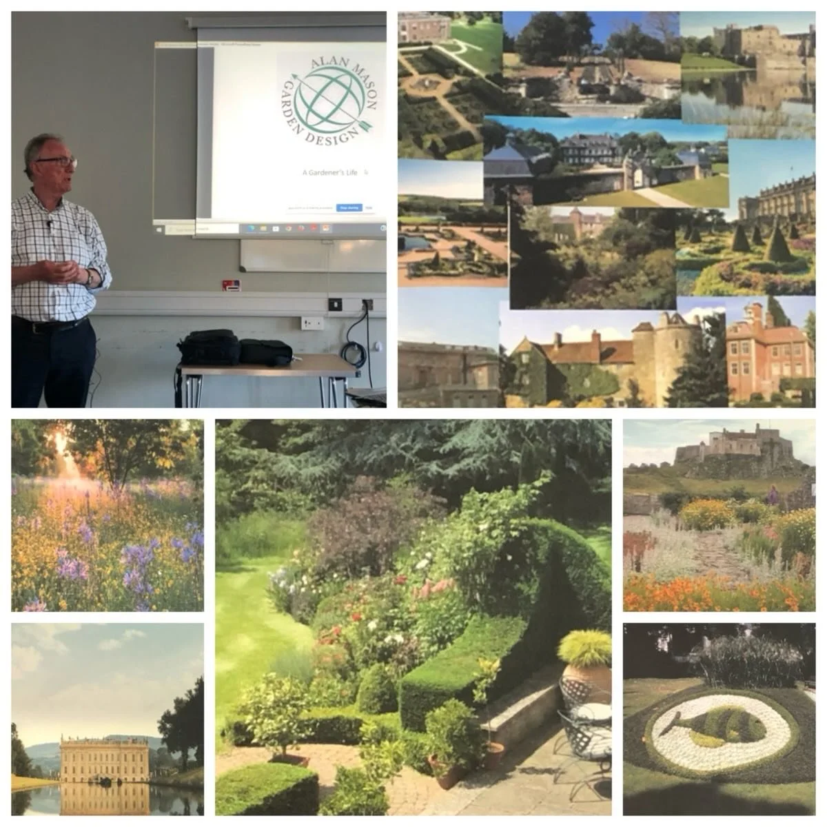 Last night we spent an enjoyable and entertaining evening in the company of Garden Designer Alan Mason.

Although originally an aspiring professional footballer until ill health intervened, football&rsquo;s loss was definitely gardening&rsquo;s gain,