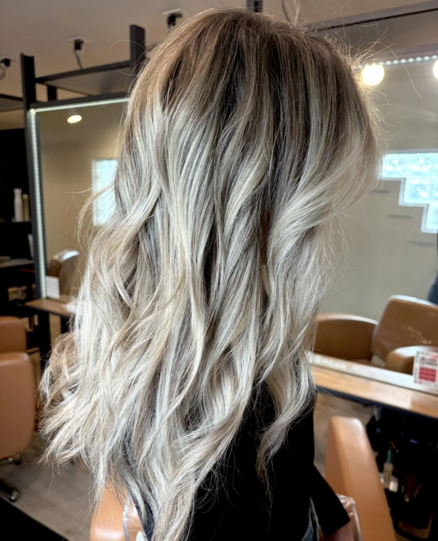 Two stylists. One seamless look.⁠
⁠
Beautiful balayage by @hairbyk.gleaton, finished with soft curls and effortless styling by @hairbyoliviawing. 
⁠
📅 Link in BIO to book your next appointment on our new booking platform! ⁠
⁠
#moxiemiller #havealitt