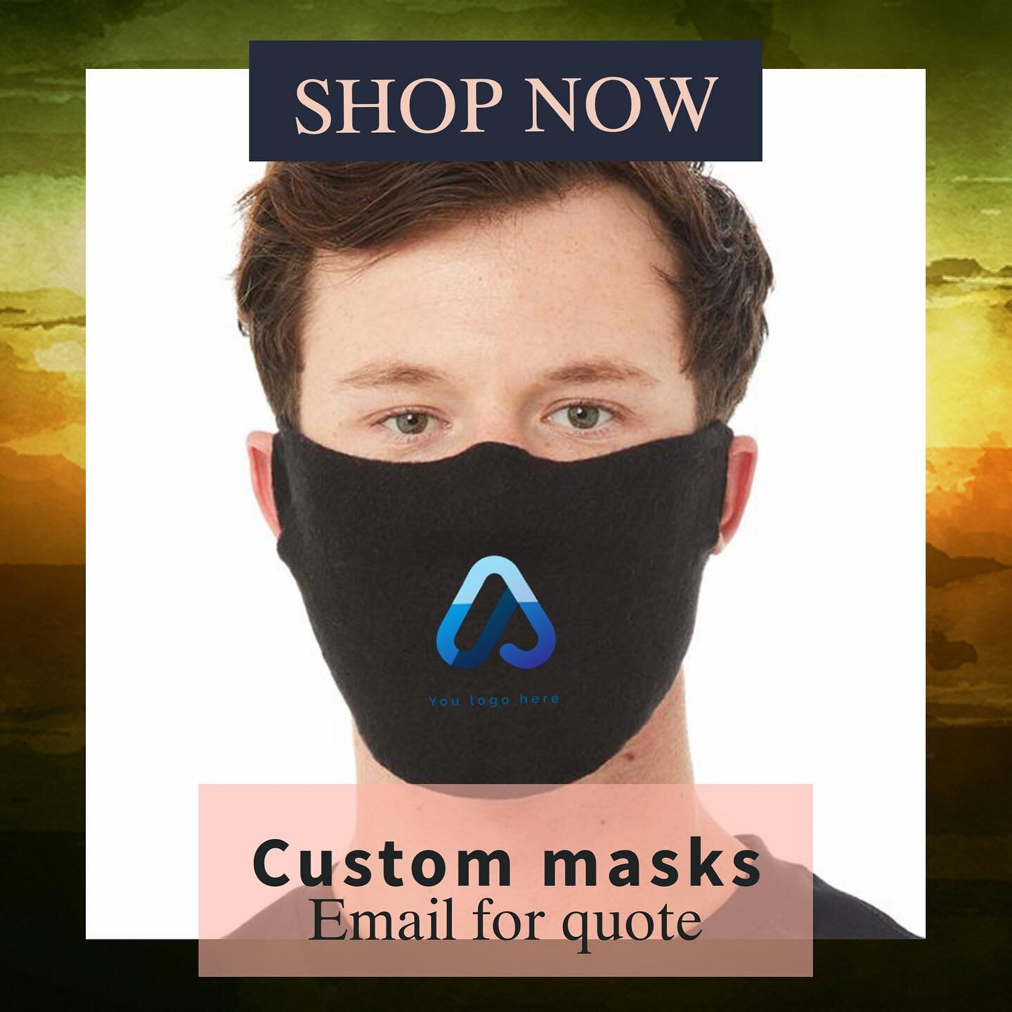 Email or dm for quotes on custom masks! Multiple blanks available