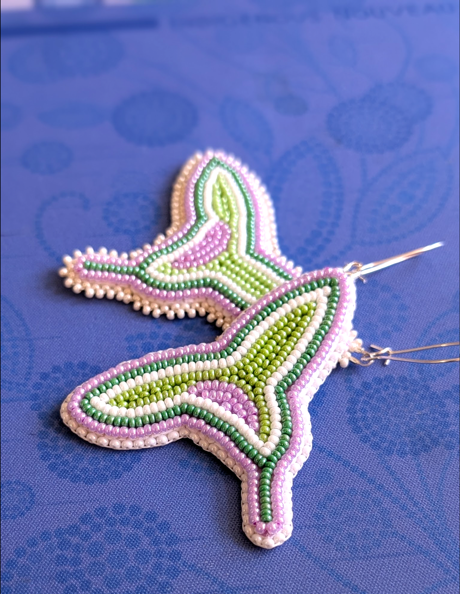 Hummingbird Beadwork Earring Kit